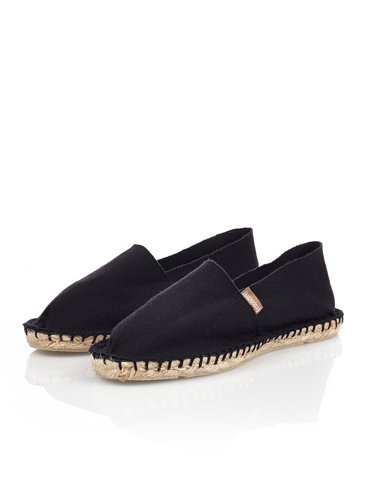 Espadrij l'originale Womens Classic Cotton Espadrilles Noir Size EU 37 - US 6.5