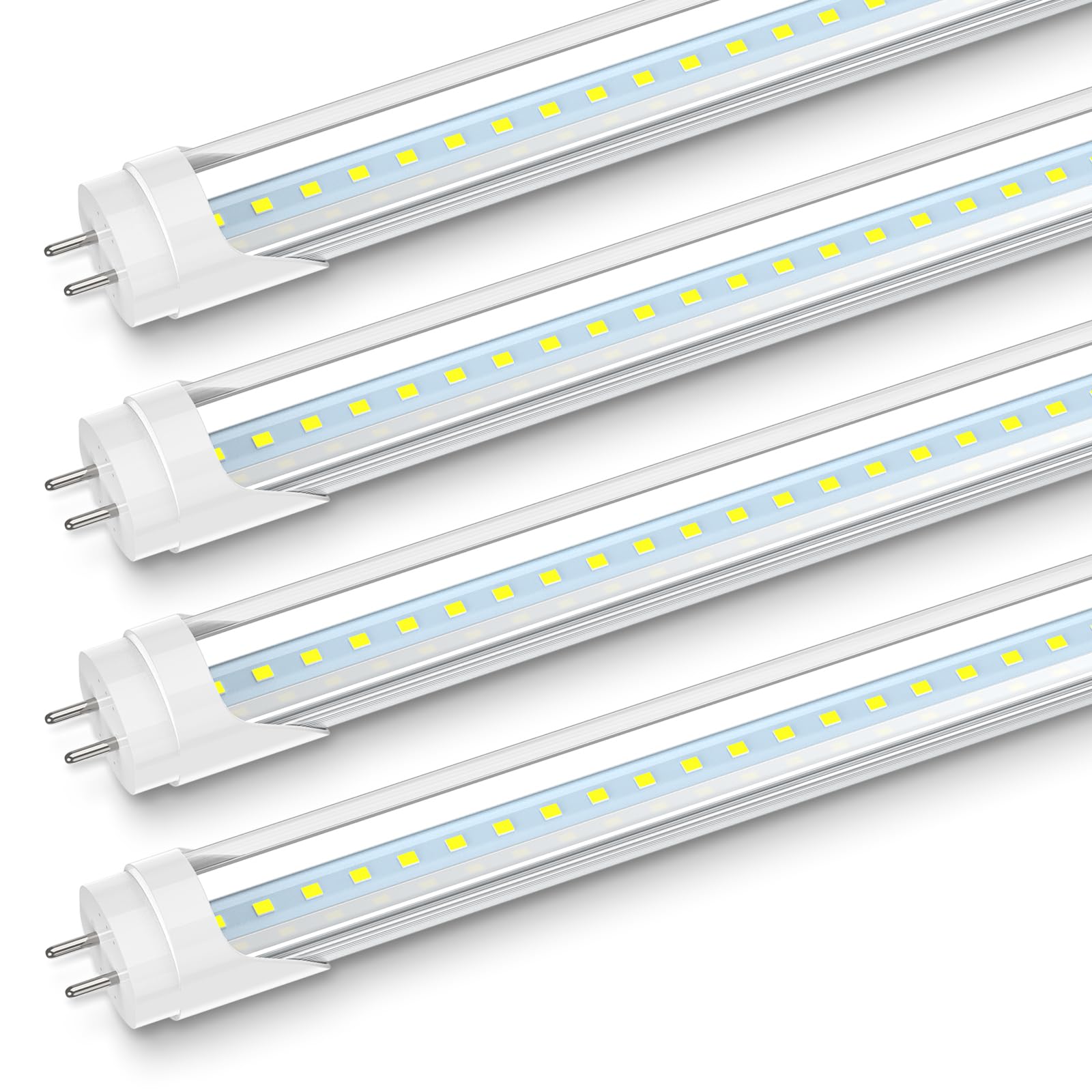 JESLED 2FT T8 LED Tube 4-Pack