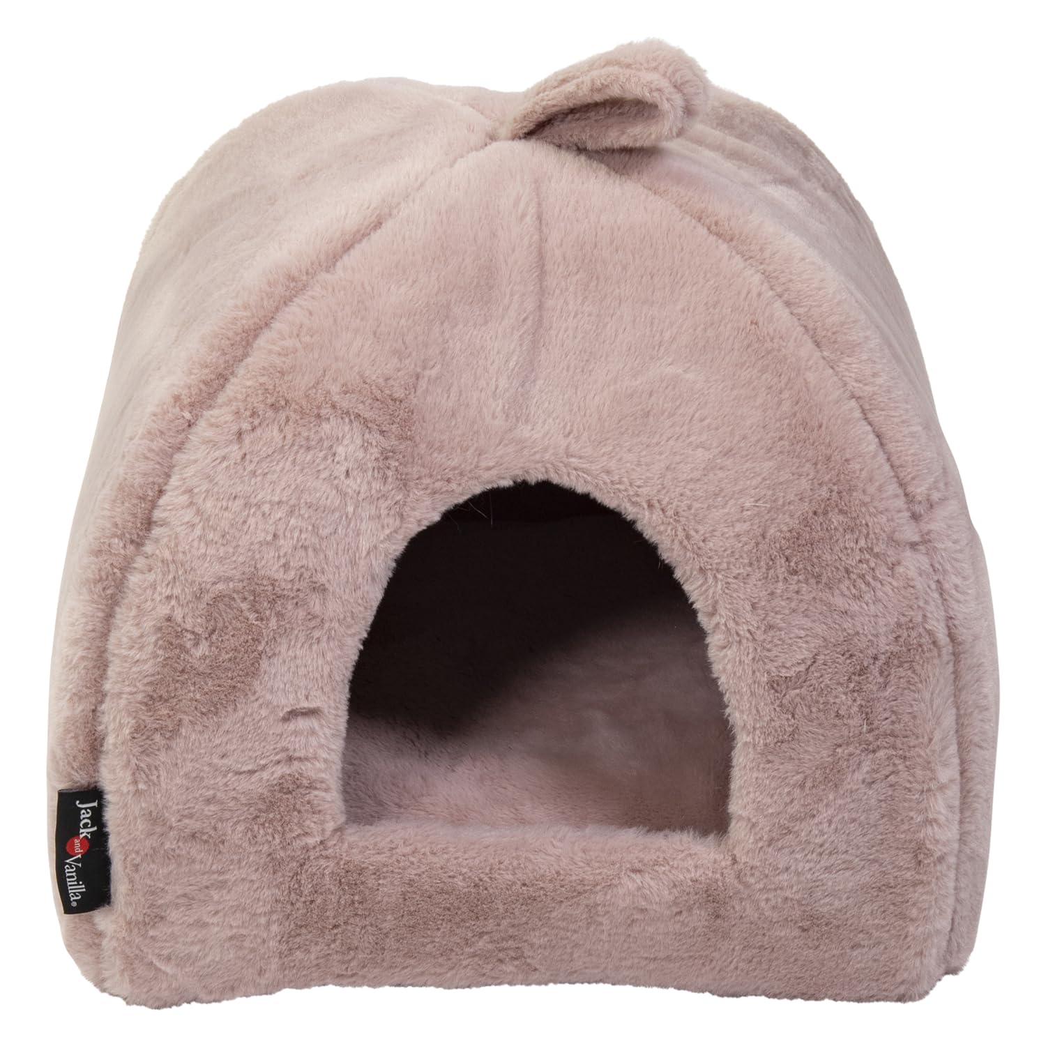 JACK AND VANILLA, Igloo Soft Dog Bed, Pink, Size XS, 40 x 40 x 40 cm