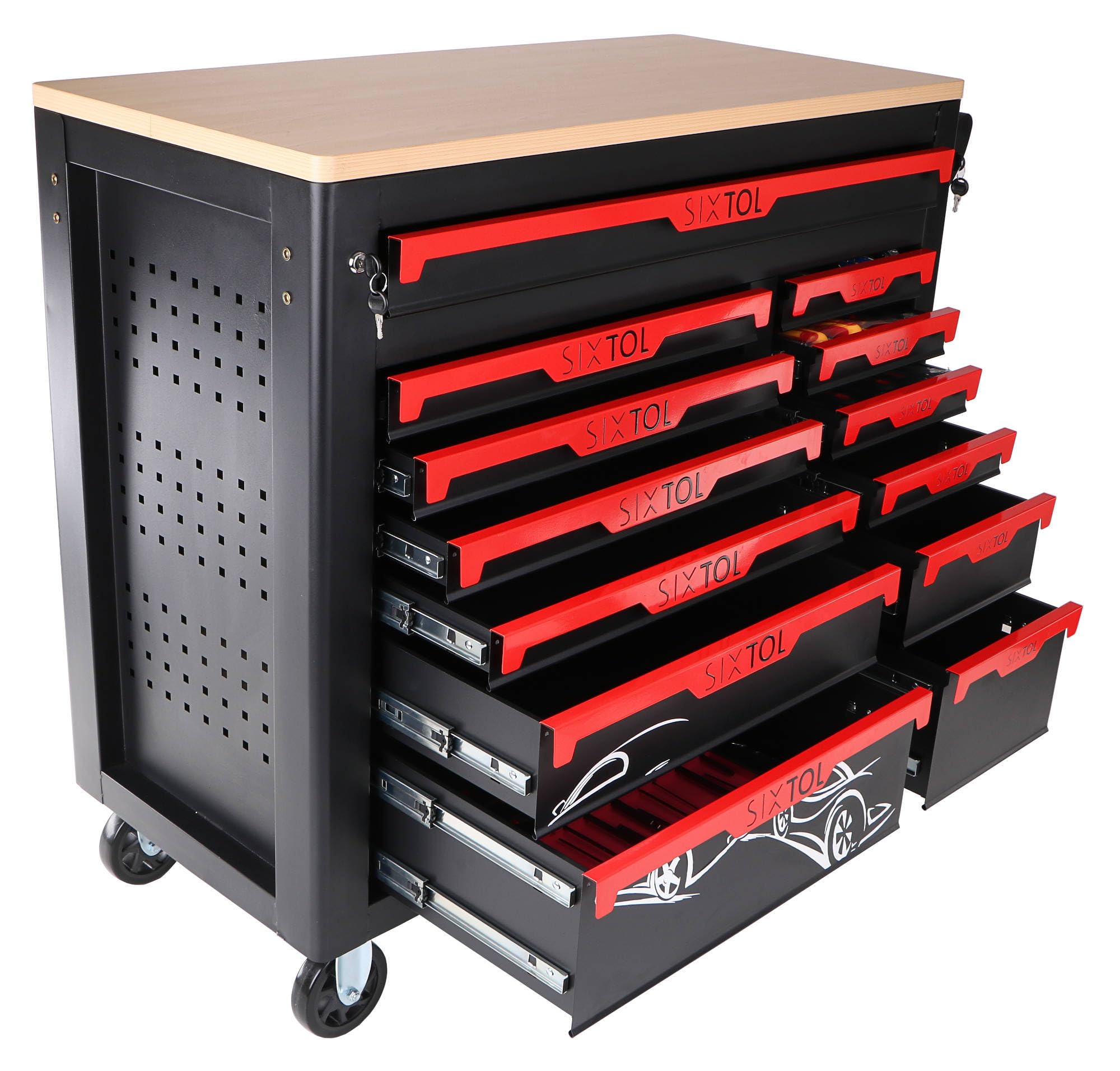 Mechanic Trolley Titan 1559 | wózek warsztatowy | 13 szuflad | 1559-częściowy zestaw narzędzi