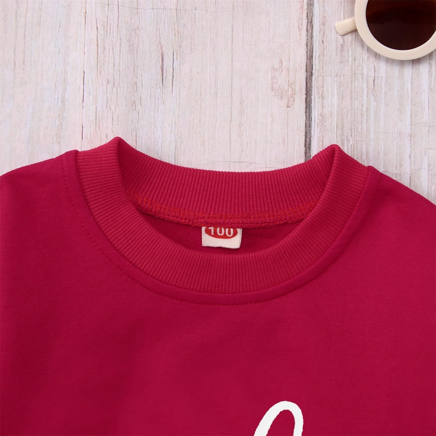 MODNTOGA Mommy and Me Valentines Crewneck Sweatshirt Love Heart Graphic Tops Long Sleeve Pullover Family Matching Outfit - Image 3