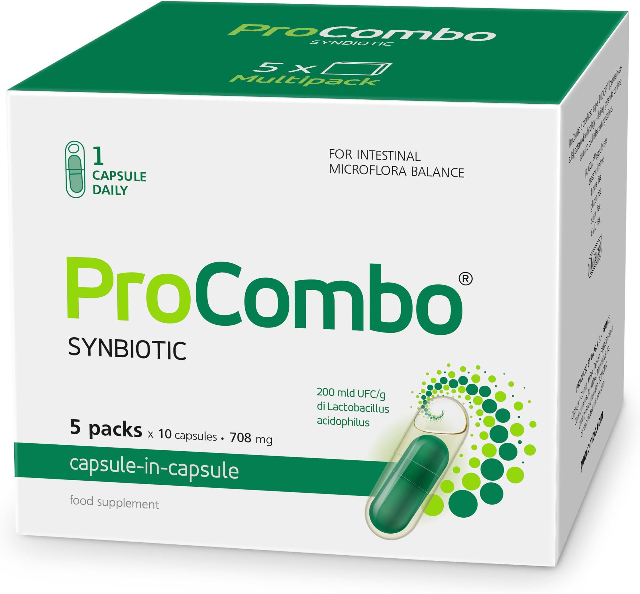 Prеbiotic & Prоbiotic for Gut Health 200 Billion CFU, (50 Capsules)