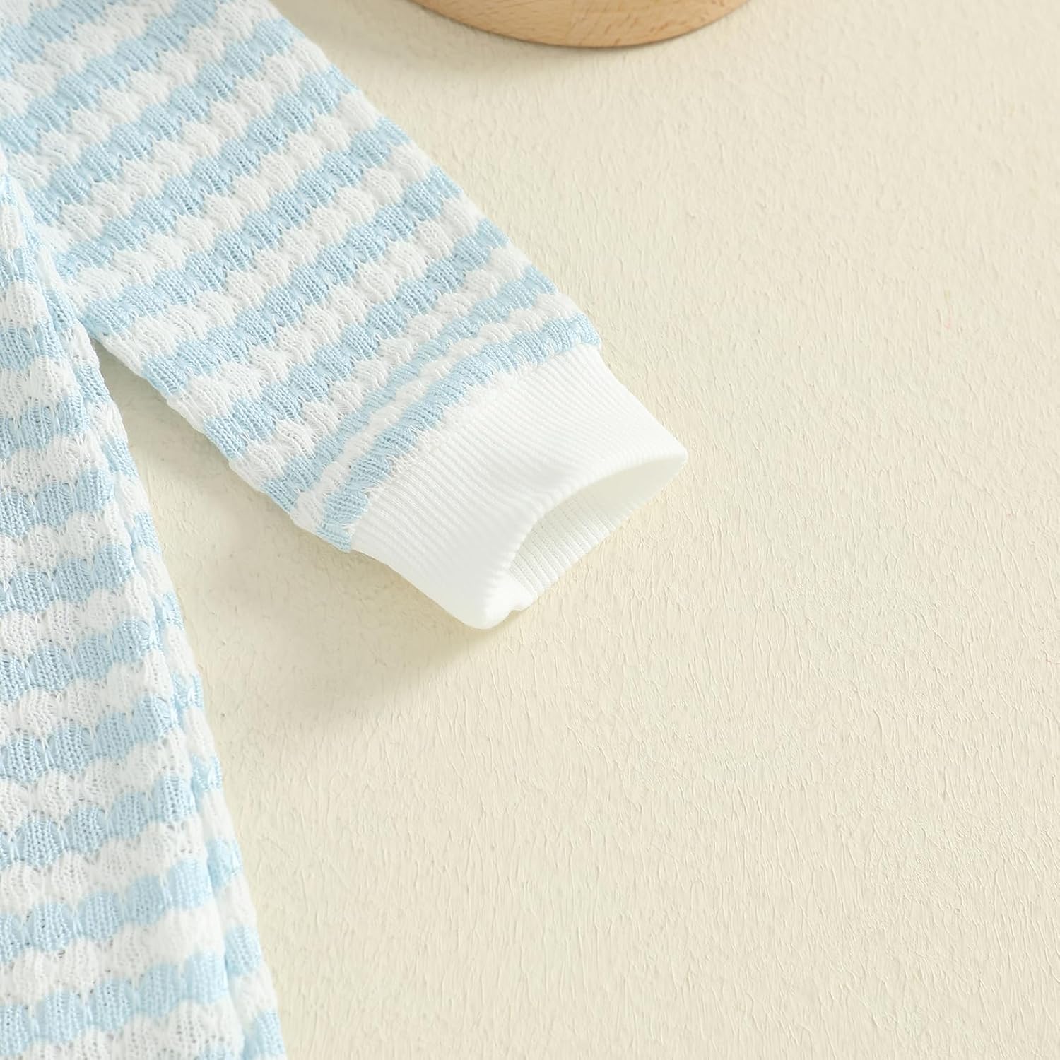 Thorn Tree Baby Boys Clothes Infant Knit Romper Long Sleeve Newborn Outfits Button Closure Onesie Turn Down Collar Jumpsuit - Image 6