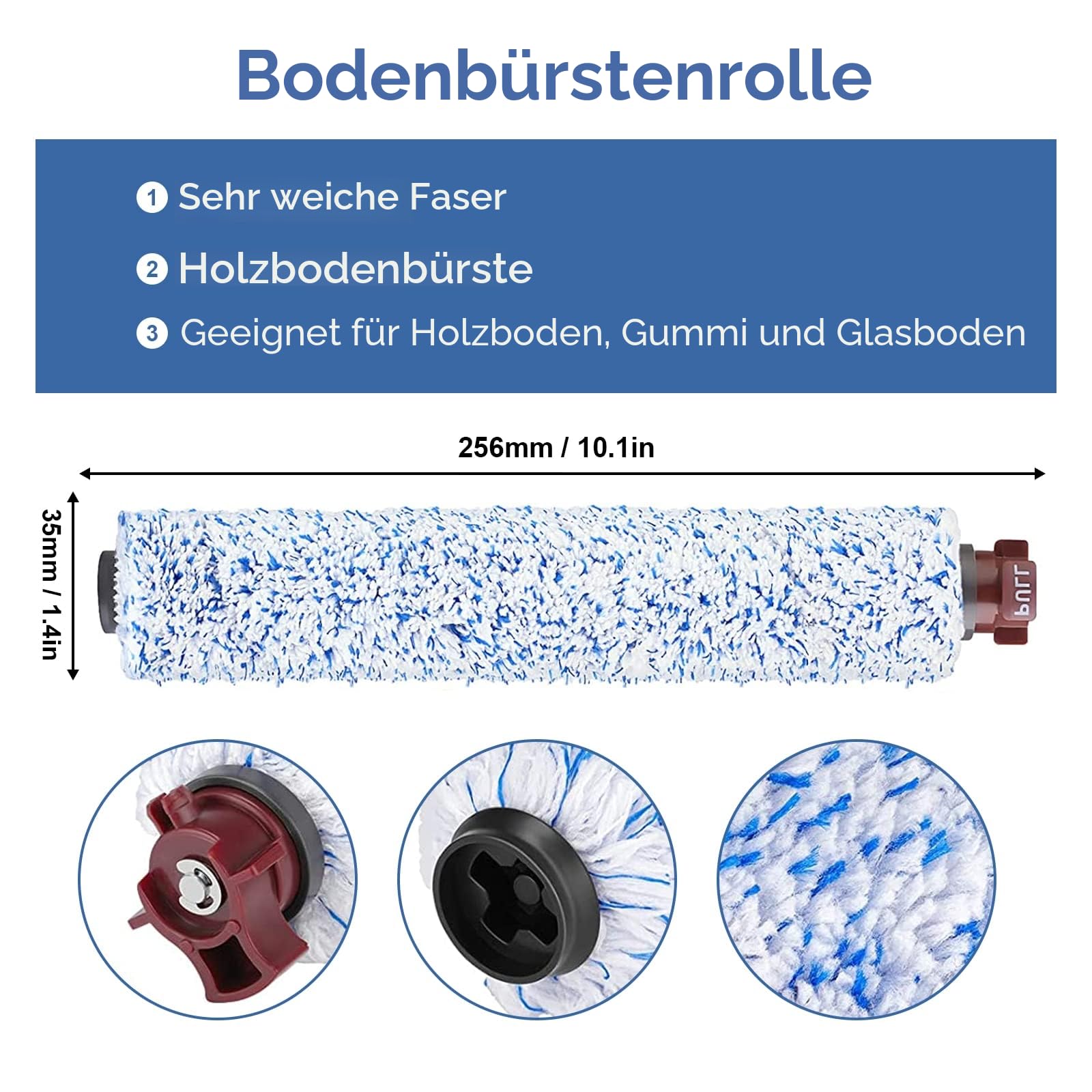 Hauptbürste Filter Zubehör für Bissell Crosswave 3-In-1, 1 Mehrzweck-Hauptbürste + 1 Haustier-Rollbürste + 1 Bodenbürste + 1 Teppichbürste + 2 Filter für Bissell CrossWave Staubsauger