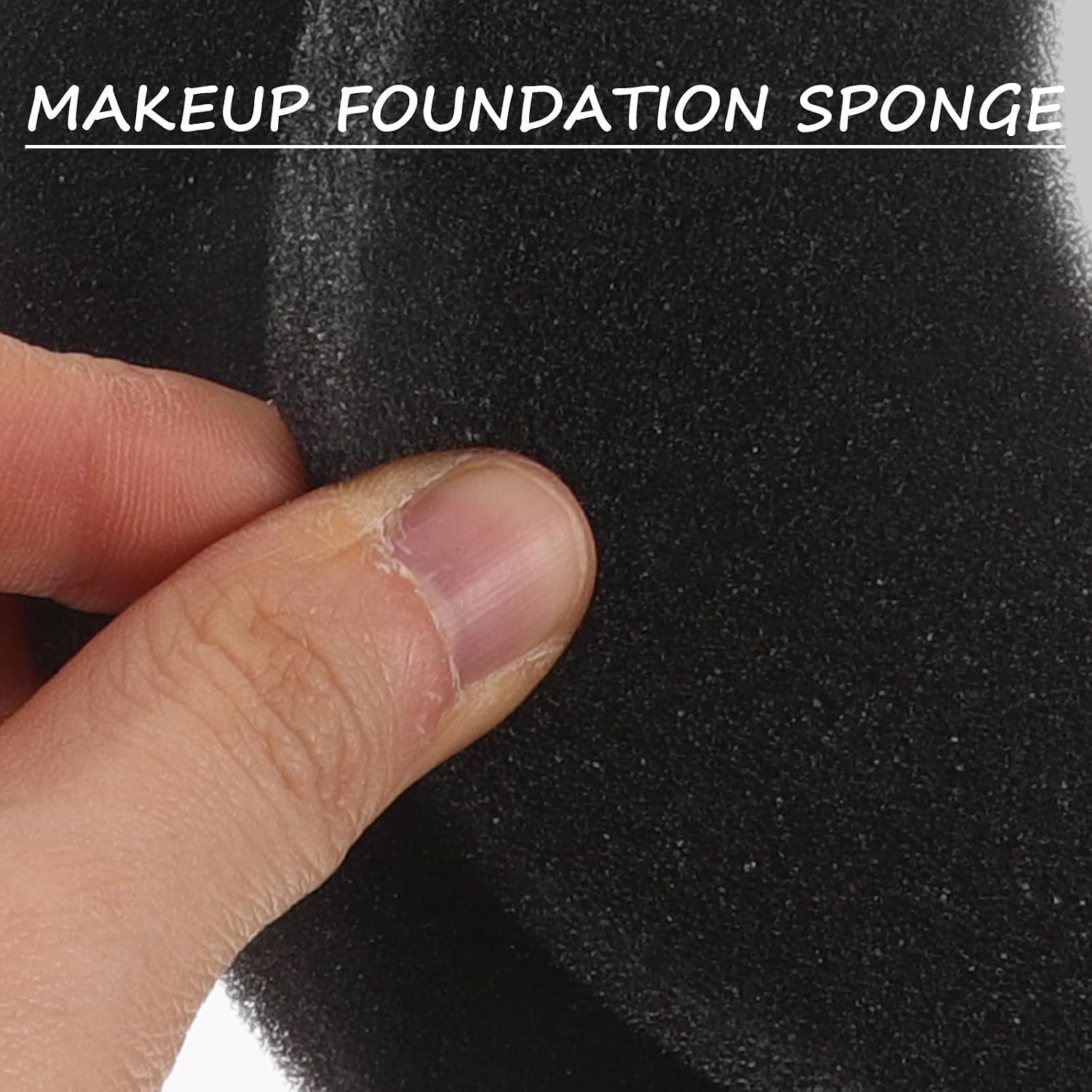 6pcs Black Sponge Replacement for Salt Tray and Glass Polisher