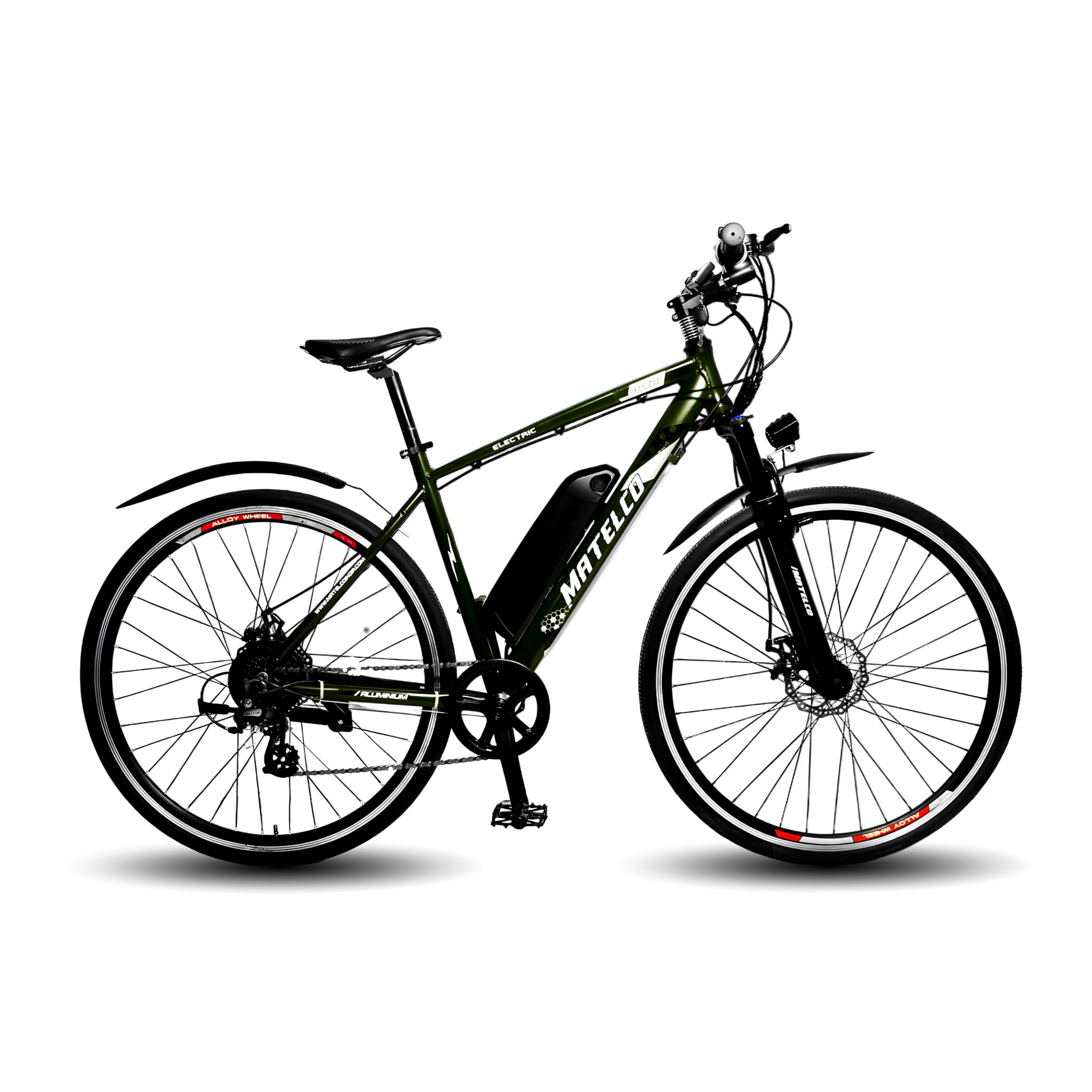 MATELCO HAYAI Ei Aluminium Alloy 700C inches 7 Gear Lithium-ion (Li-ion) Electric Cycle-image-14