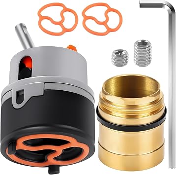 RP50587 Delta Faucet Cartridge Replacement for DST Single Handle Kitchen and Lavatory Sink Faucets Repair Parts, Compatible with Delta RP50587 Cartridge Valve w/ RP51503 Bonnet Nut