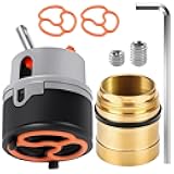 RP50587 Delta Faucet Cartridge Replacement for DST Single Handle Kitchen and Lavatory Sink Faucets Repair Parts, Compatible with Delta RP50587 Cartridge Valve w/ RP51503 Bonnet Nut