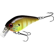Lucky Craft LC 0.5 Squarebill Crankbait, Silent Fishing Lure for Bass Trout and Pike, Made in Japan, Freshwater Fishing Gear, Hard Bait Bass Lures