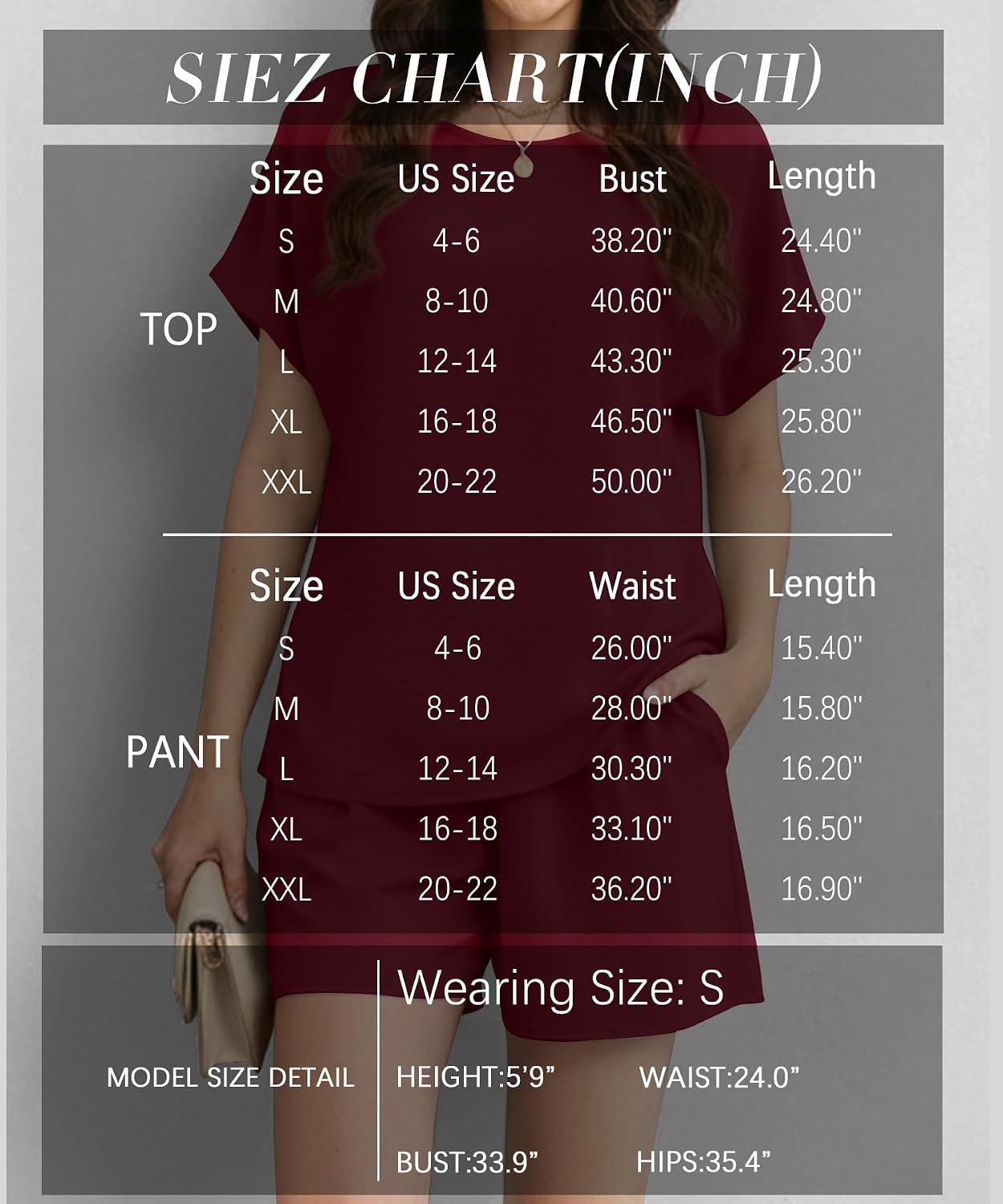 YSYOKOW Two Piece Sets for Women Summer Casual Matching Lounge Set Short Sleeve Top and Loose Shorts with Pockets