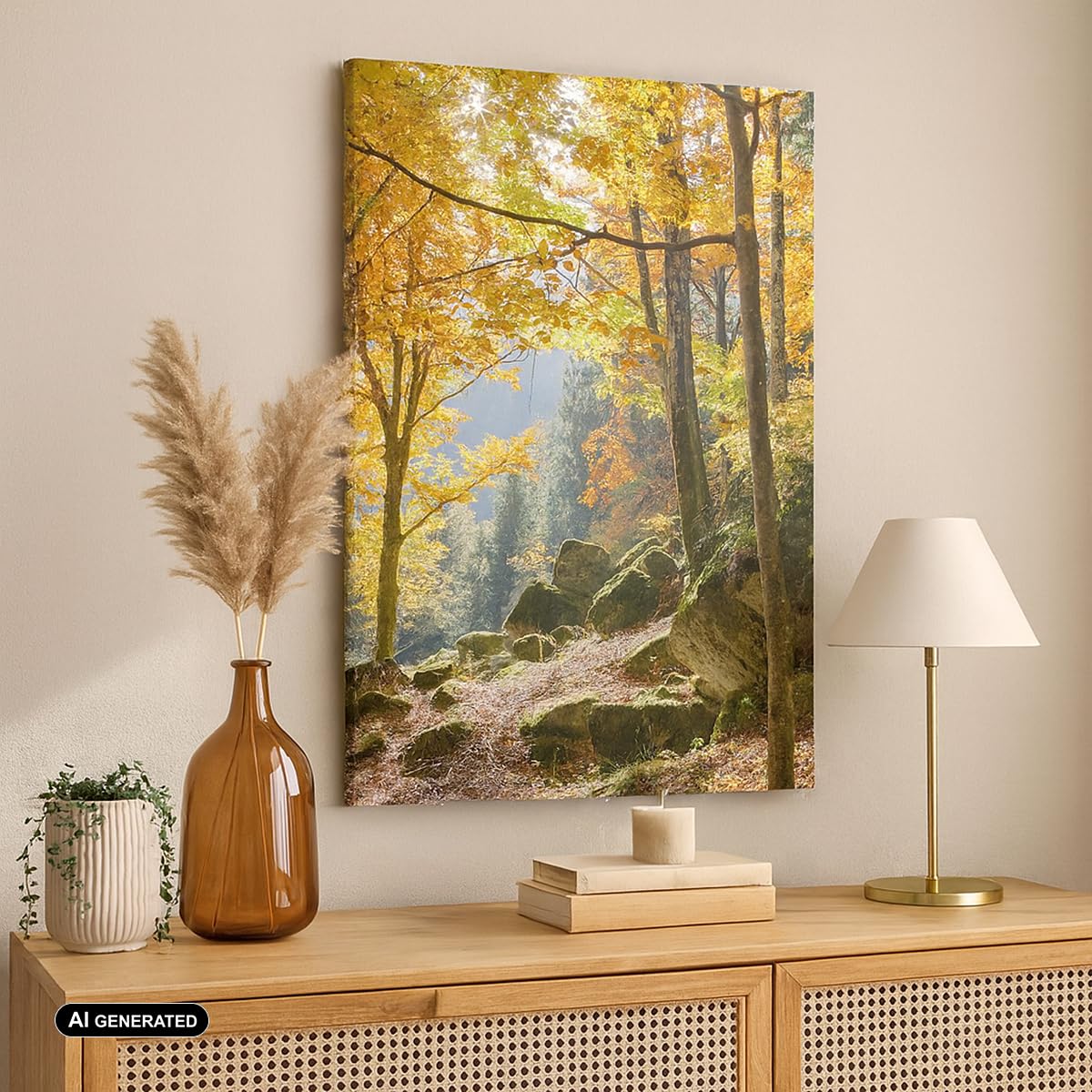 Lienzo Decorativo 80x120 cm Moderno Vertical Paisajes Naturaleza - 2713