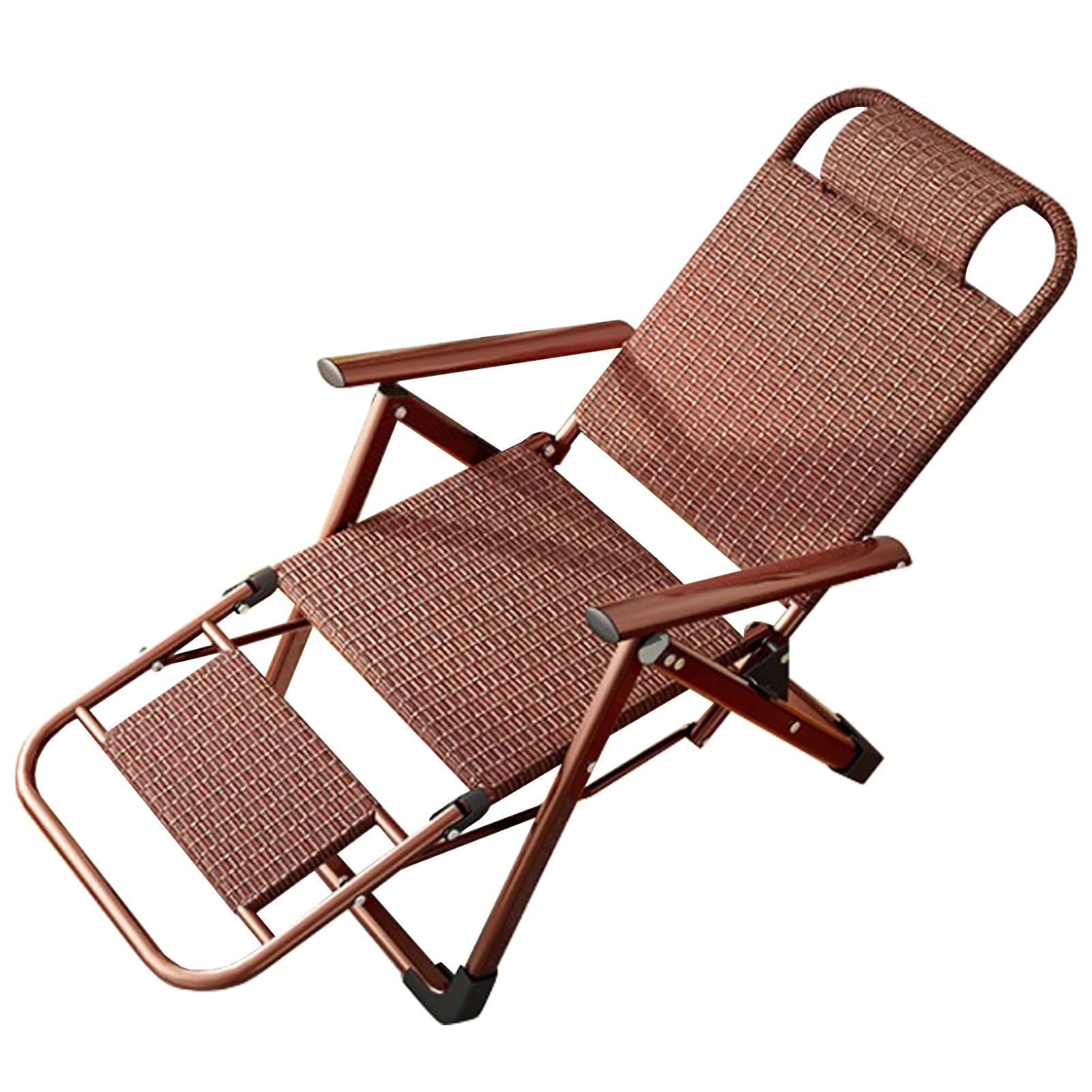 Chaise longue réglable pliante adulte pour soulager le dos en plein air