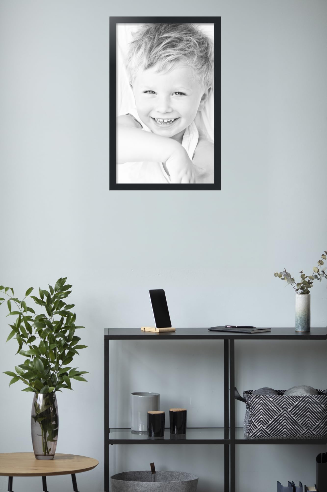 Amazon.com - ArtToFrames 18x29 inch Satin Black Picture Frame
