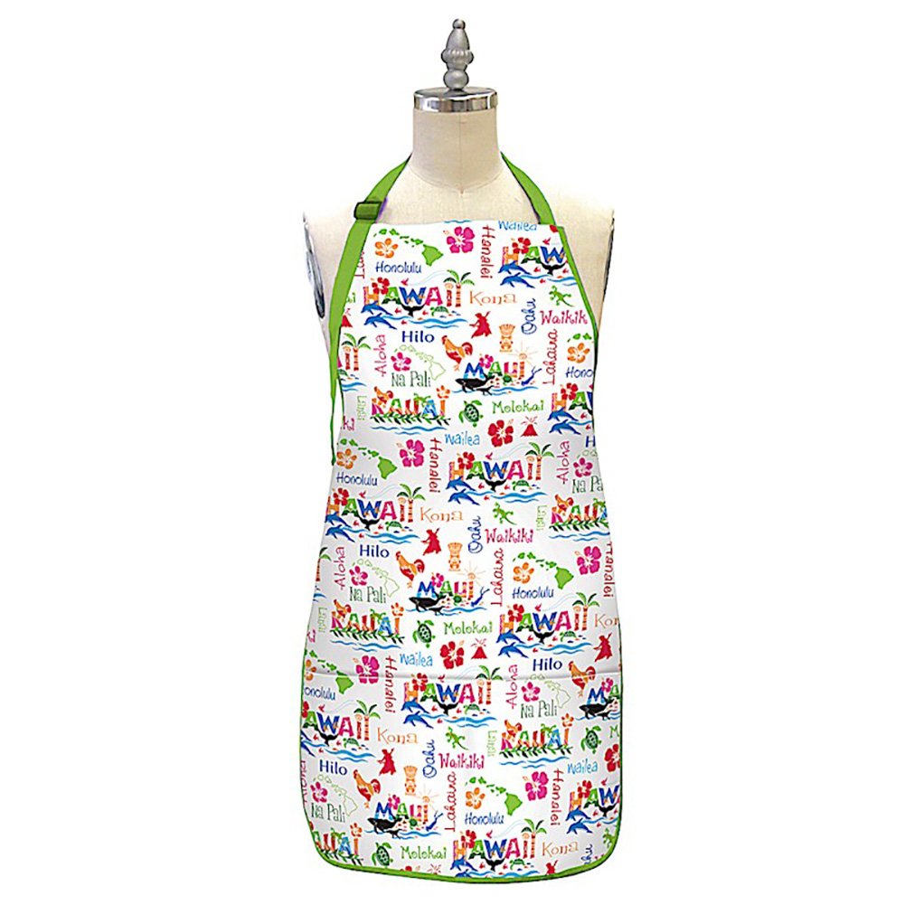 Hawaiian Style 100% Cotton Twill Fabric Apron Adventures