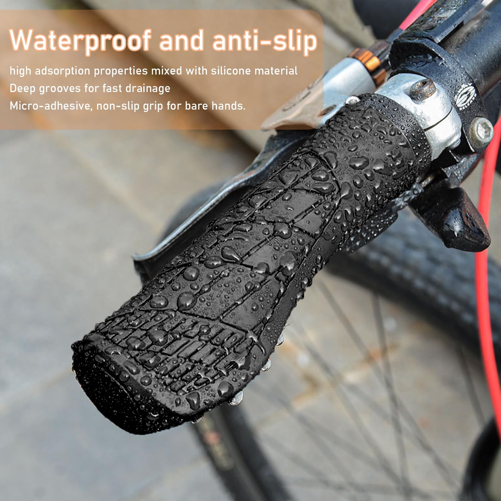 Impugnature per Manubrio Bici,Manopole Bici 22mm,Impugnatura per Bicicletta,Manopole Impugnature Bicicletta per MTB BMX Scooter Biciclette Elettrica