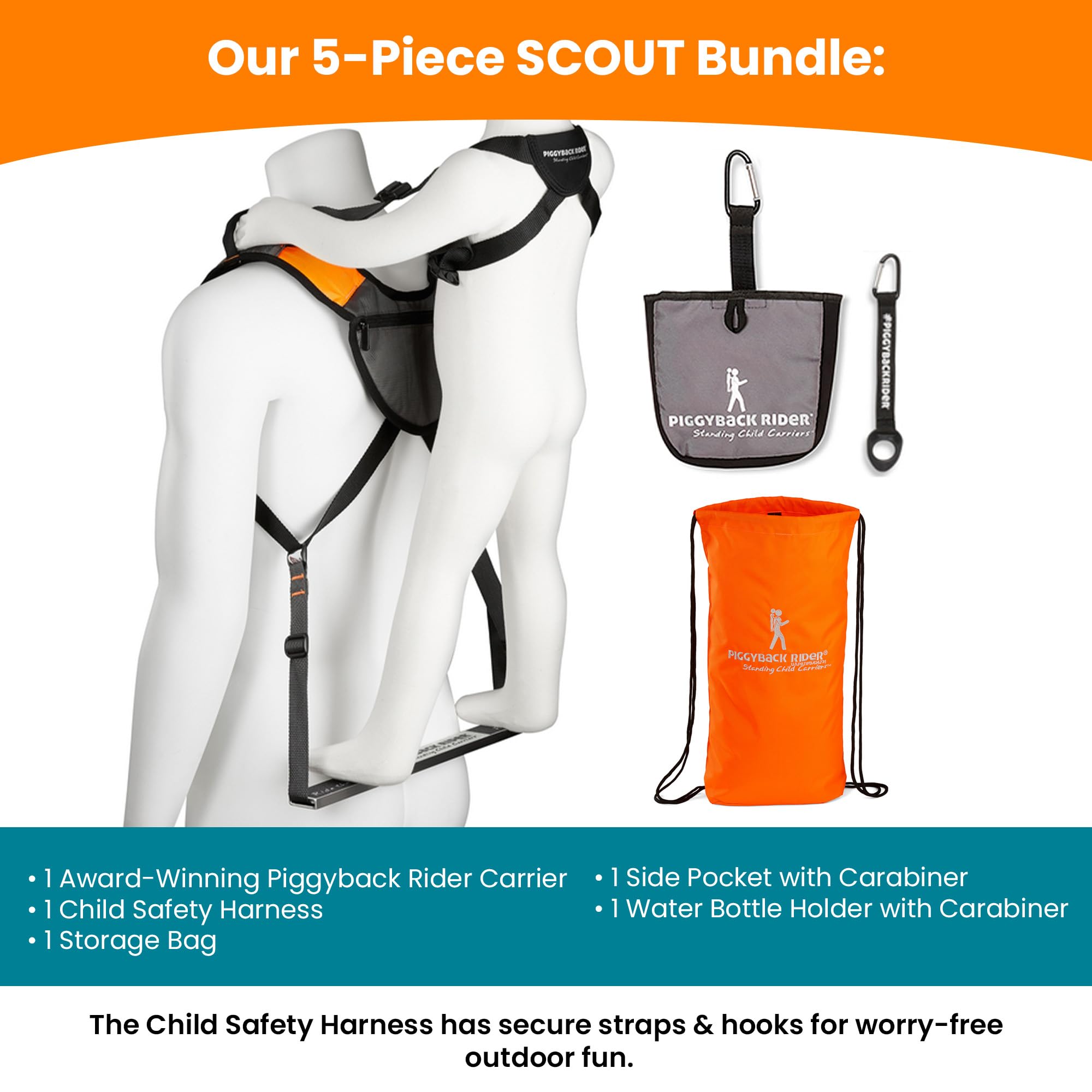 Amazon.com : Piggyback Rider Toddler Carrier Backpack - SCOUT 