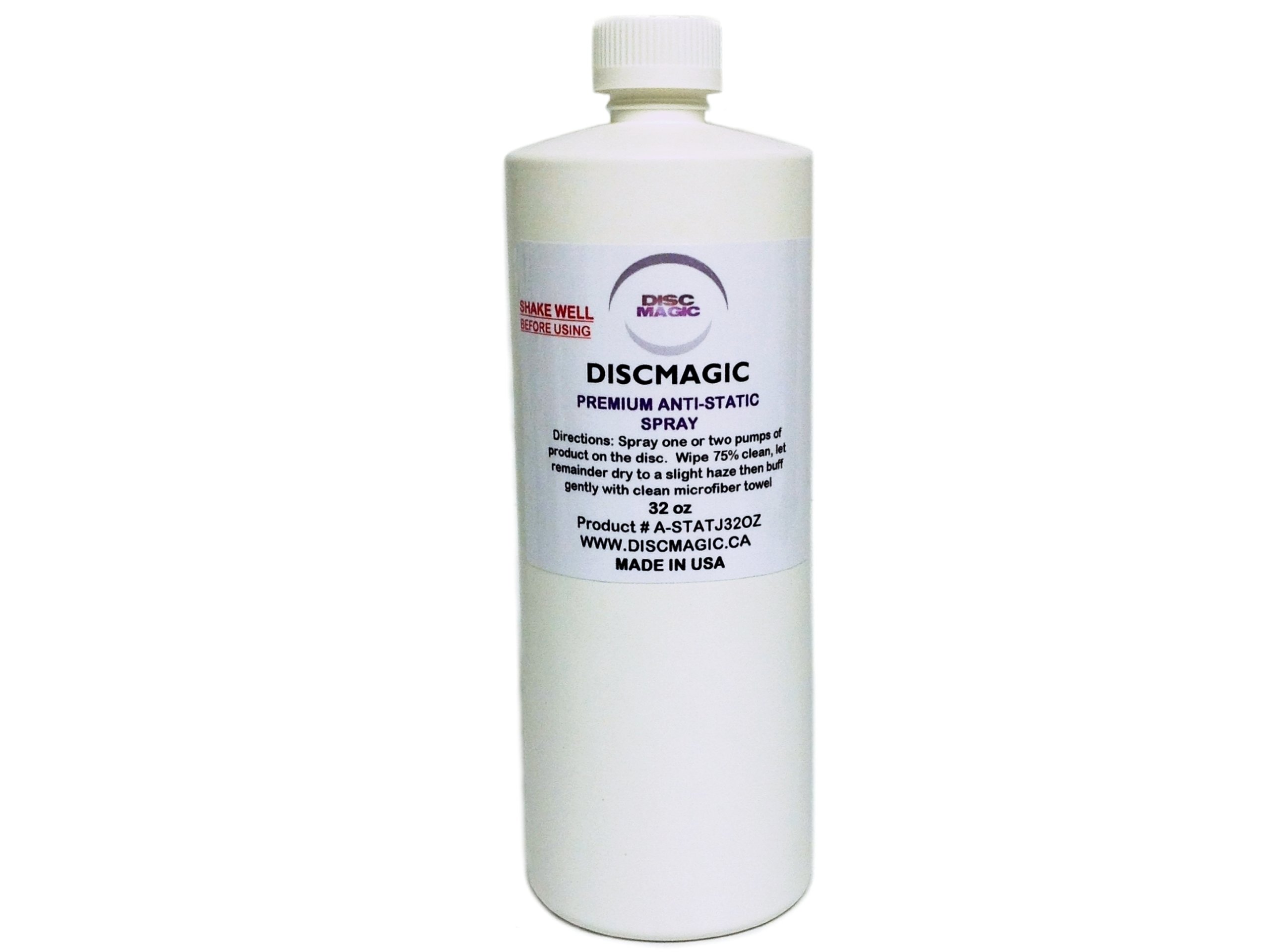 Discmagic 32oz Premium Anti-Static Cleaning Finishing Spray