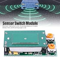Vista 6 de LiebeWH Módulo de interruptor de sensor de microondas 5.8GHz DC5V HFS-DC06 Sensor Switch Board Sin interferencias Módulo de detección de banda