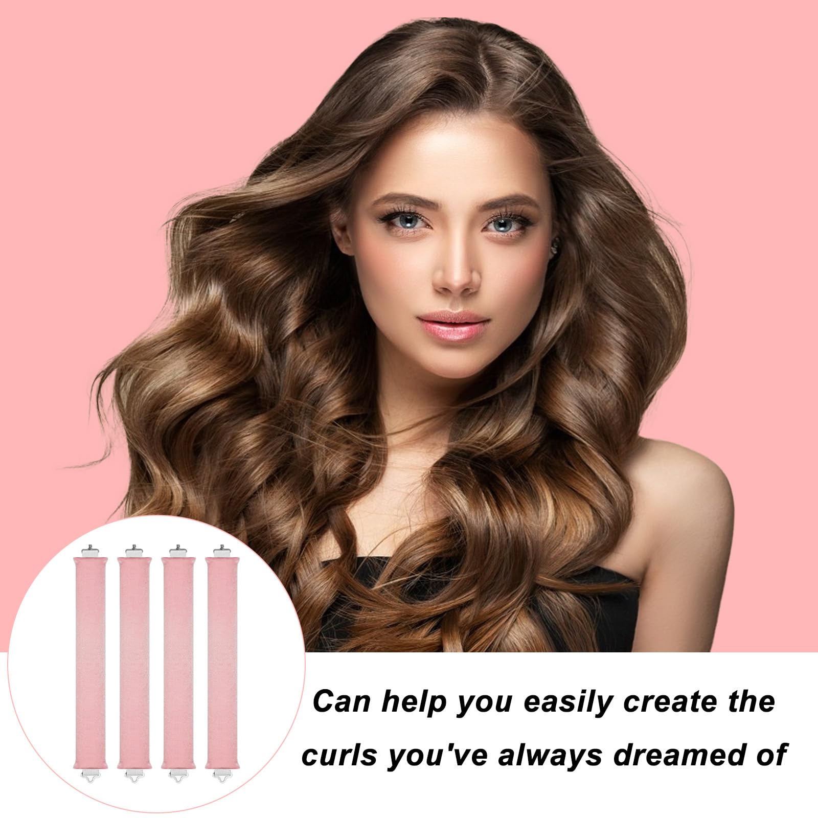 4 PCS Heatless Curlers Set - Image 3
