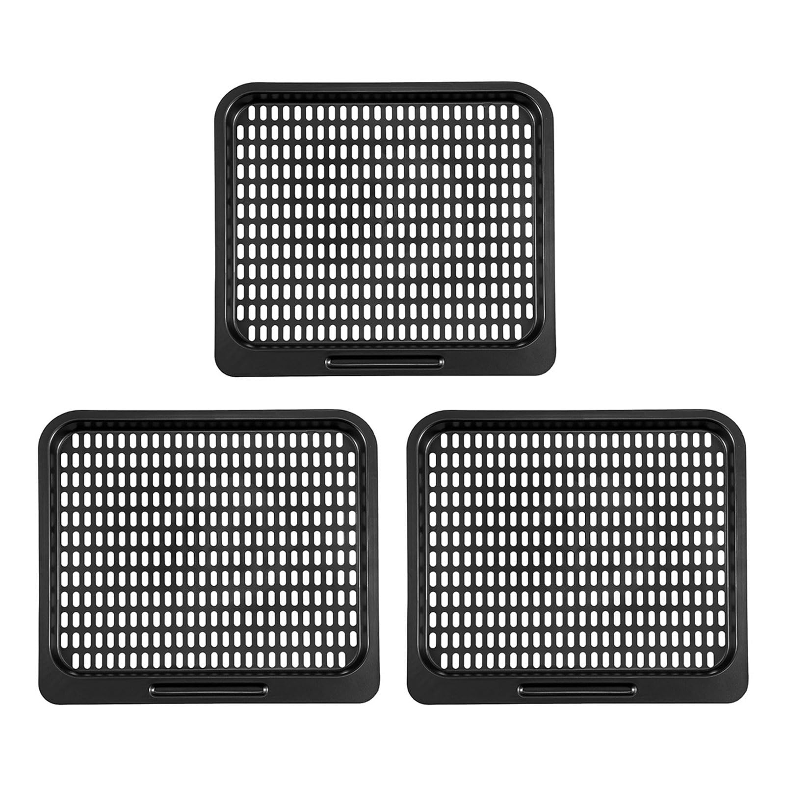 3 Piezas de bandejas de Cocina de Repuesto para freidora de Aire, Horno, Rejilla de Cocina de Malla extraíble, Apto para lavavajillas, Accesorios para freidora de Aire