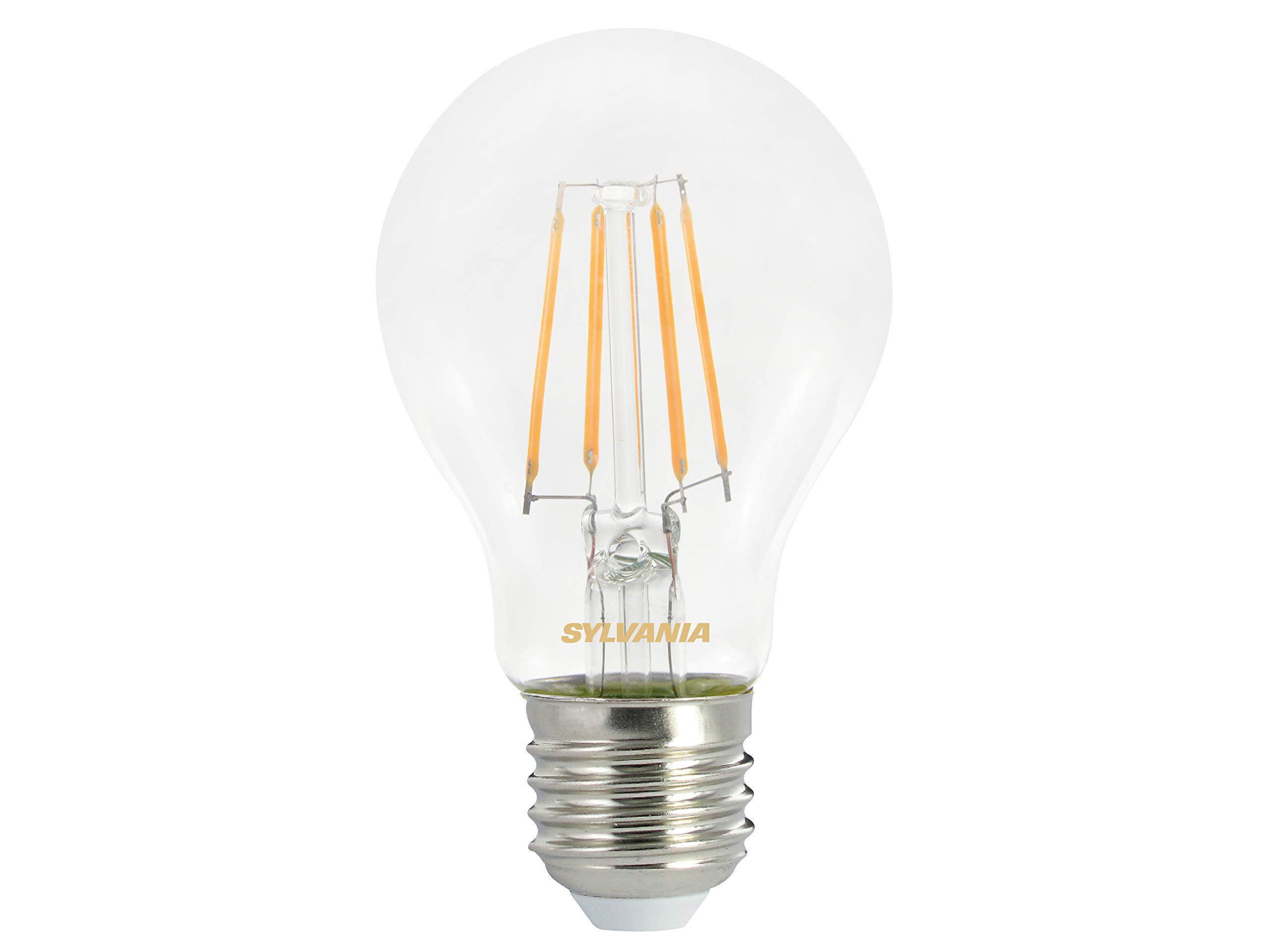 Sylvania Homelight 0027160 Toledo Retro Clear Led Filament Lamp, Glass, Home Light, E27, 4 Watts