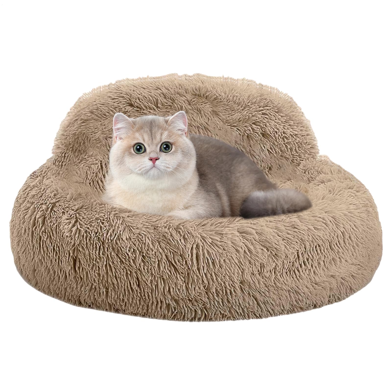Cuscino Calmante per Cani Cuccia Rotonda Morbida per Cani
