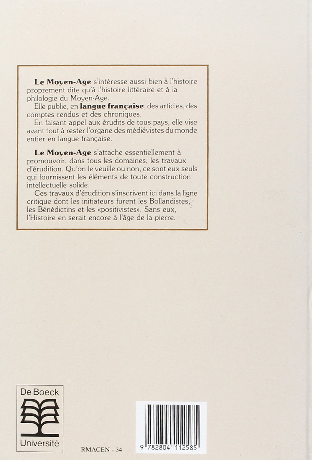 Le Moyen-âge année 1923 N.34