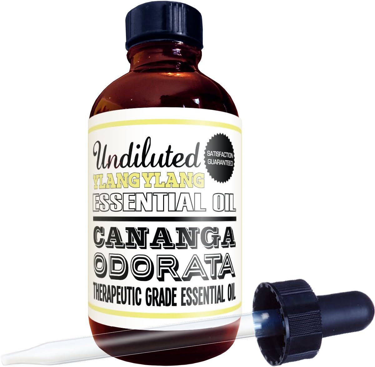 Ylang Ylang USA Manufactured Oil Premium Therapeutic Grade 4 Ounce Essential Oil For Aromatherapy With Free Dropper