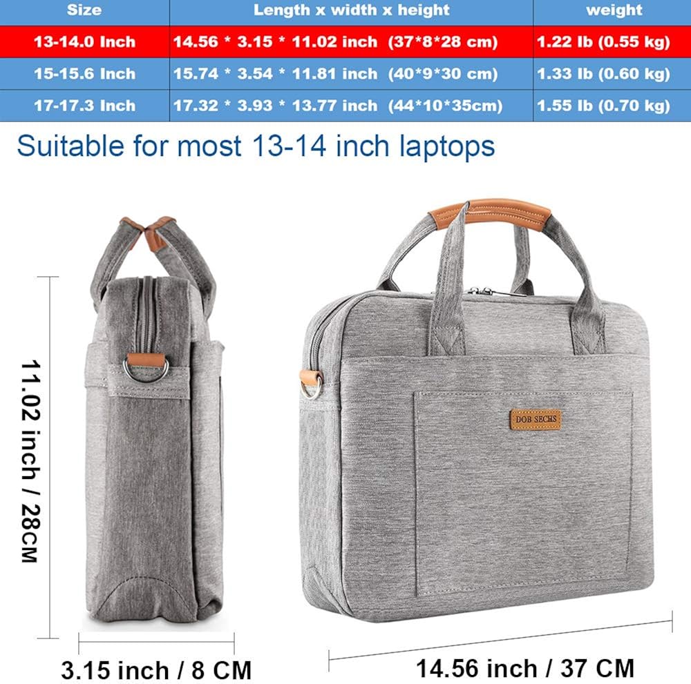 Rеvіеw Dіѕсоunt DOB SECHS Laptop Bag Shoulder Messenger Office Bag Business Briefcase for Men Women Computer Notebook MacBook