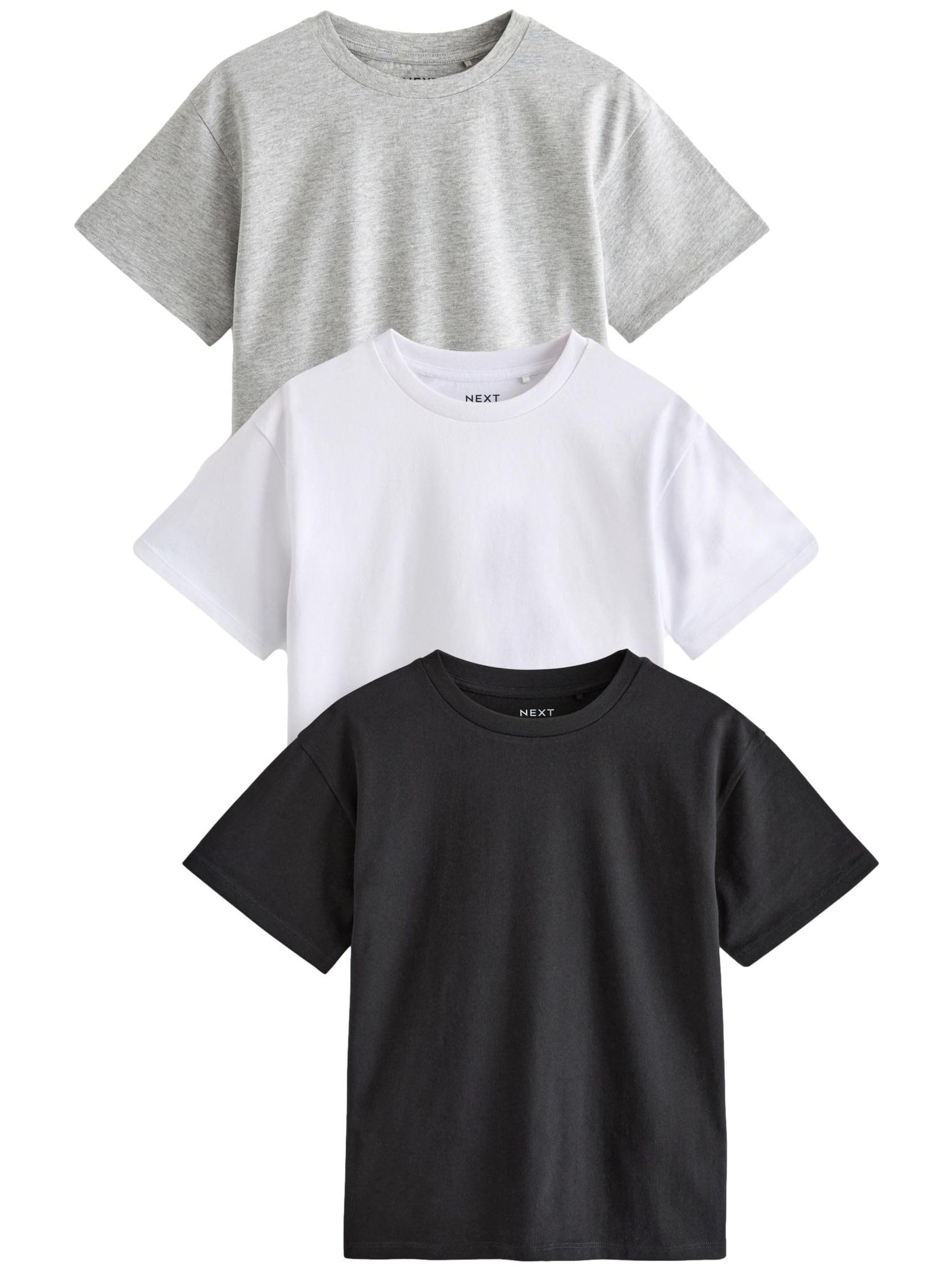 NEXT Mädchen 3er-Pack Oversized T-Shirts