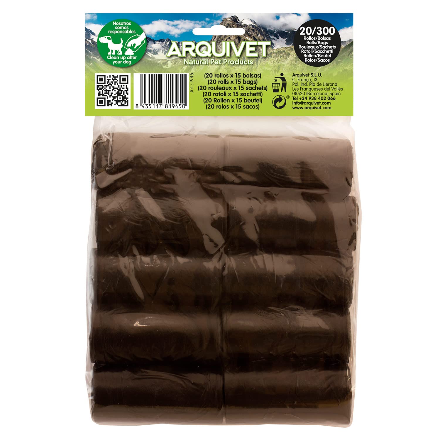 Sacchetti Per Cacca Cane 225 Pezzi - Nero, 22x30 Cm, Forti E Biodegradabili - Foto 11