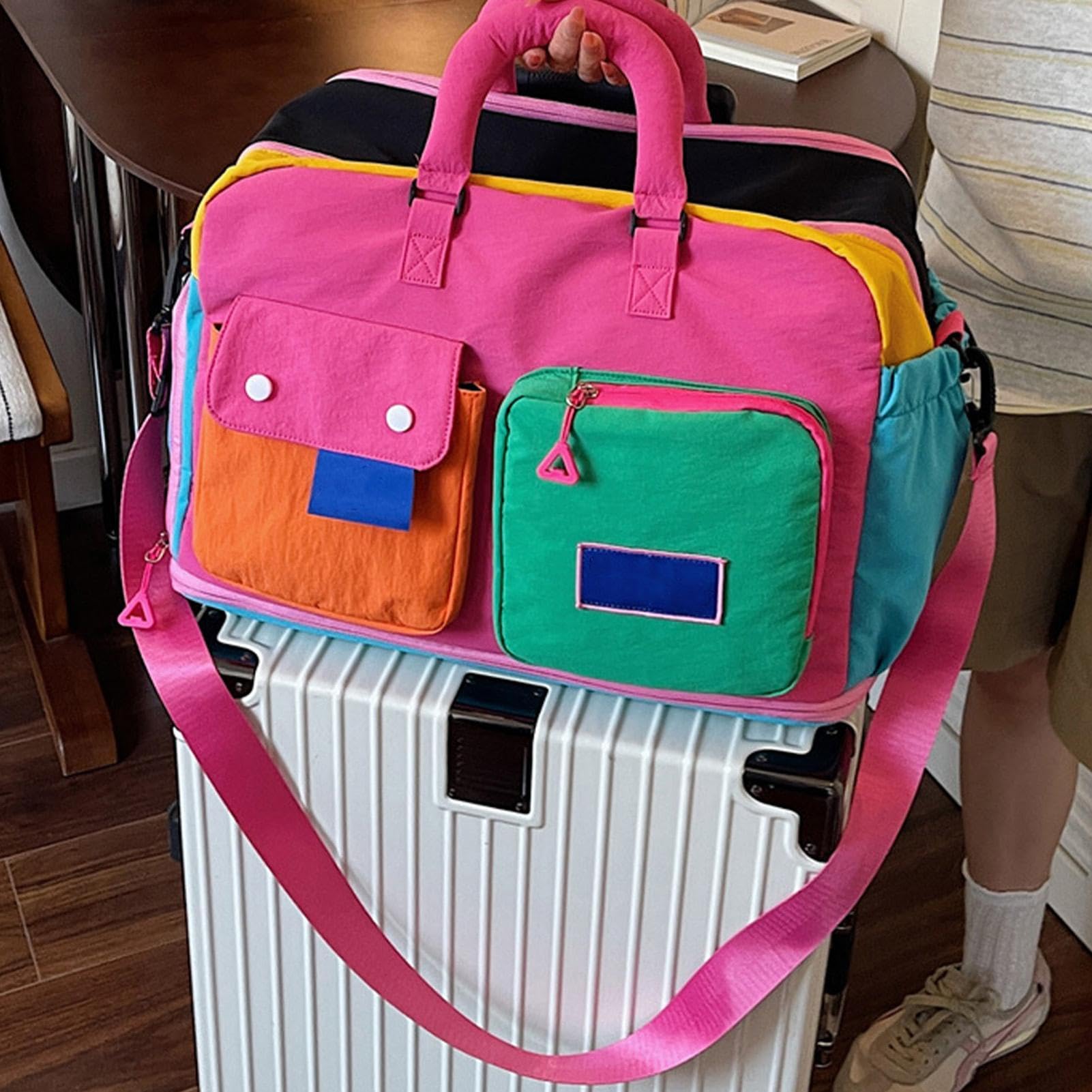 Borsone Tote Impermeabile Ampio Scomparto Scarpe