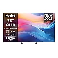 Haier QLED 4K UHD H75S80FUX 75'' Smart TV, Google TV