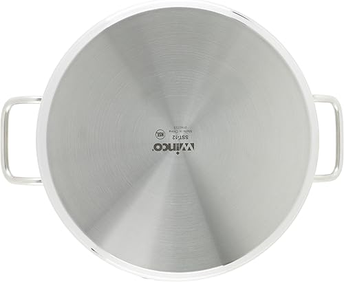 Vista 24 de Winware cacerolas de acero inoxidable, Plateado