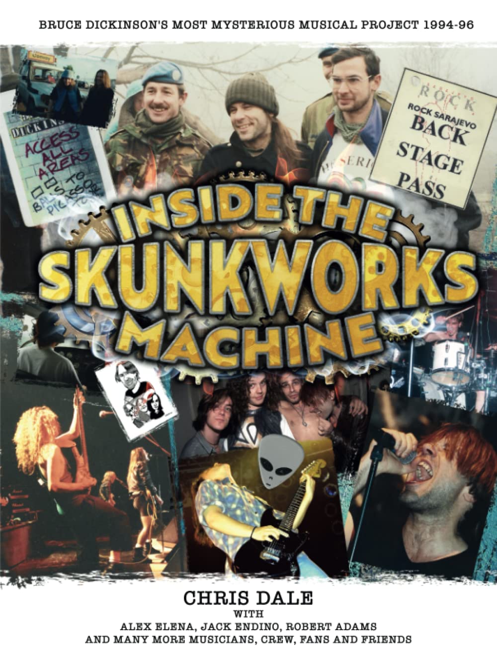 Inside the Skunkworks Machine Bruce Dickinson livre musique rock alternatif 1994-1996