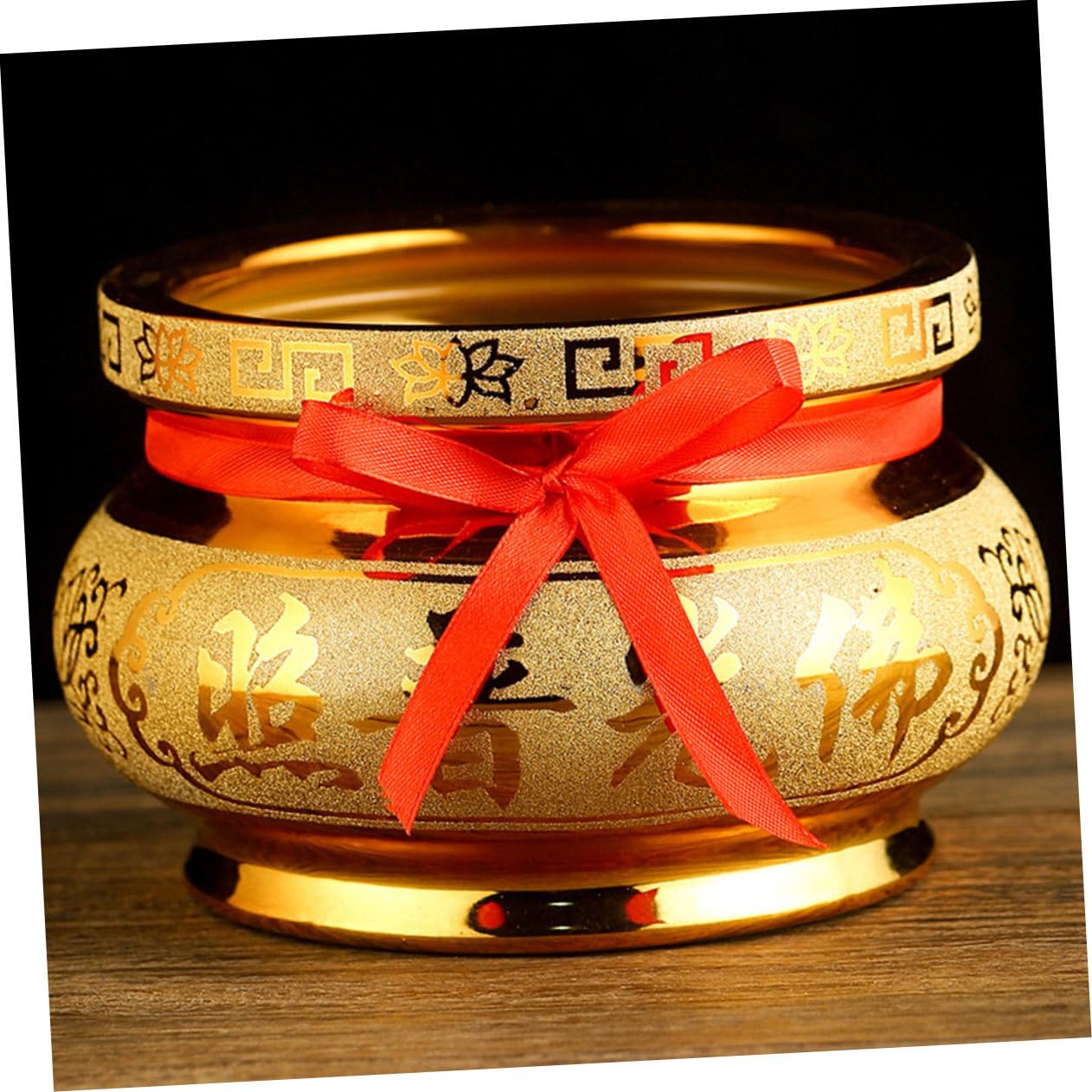 TOPBATHY Buddhistisches Keramik Räuchergefäß mit Opferbecken Dekoration für Zuhause und Shop