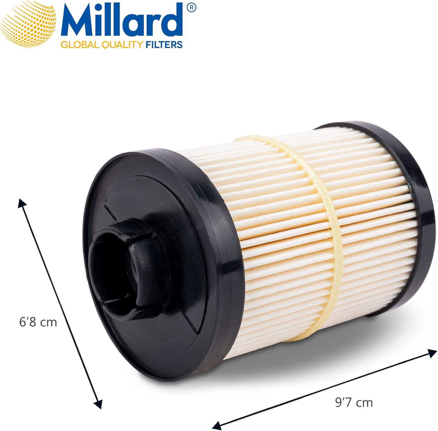 Car Fuel Filter Millard MF2000 97x68x12 mm Global Quality