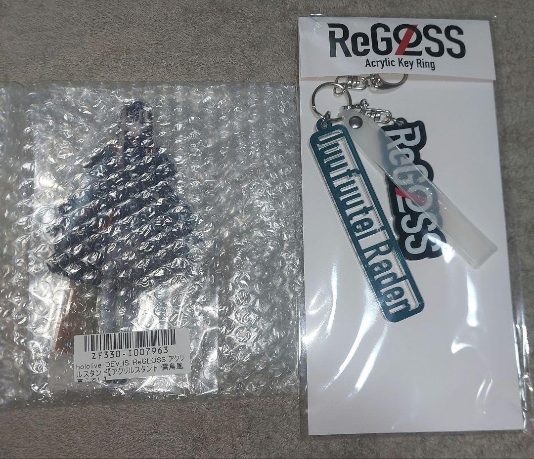 ReGLOSS フルグラフィックTシャツ　アクスタ　キーホルダー　儒烏風亭らでん ReGLOSS フルグラフィックTシャツ GiGO限定 儒鳥風亭らでん
