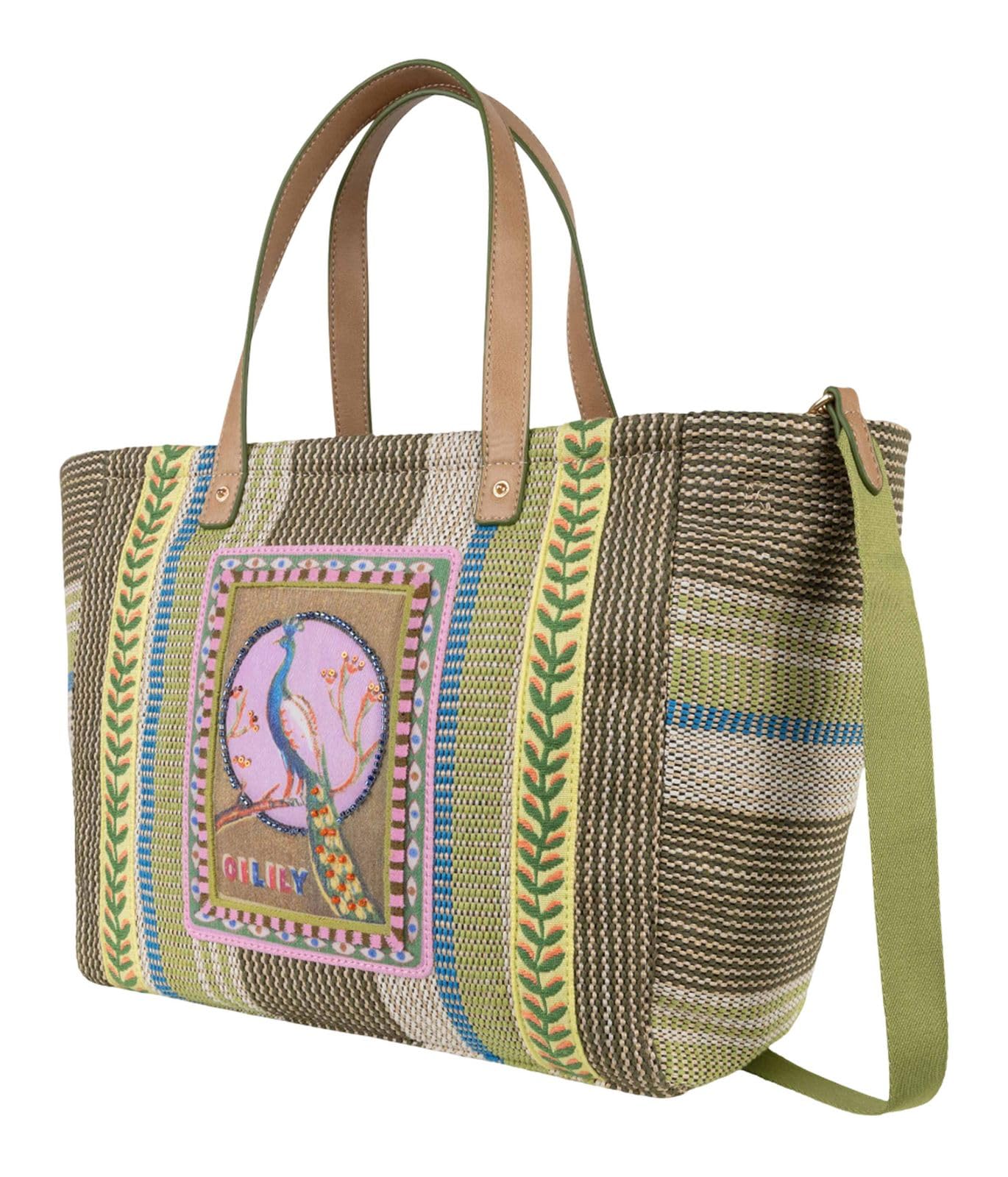 Oilily bolso de hombro bolso shopper Hana Handbag Woodbine verde