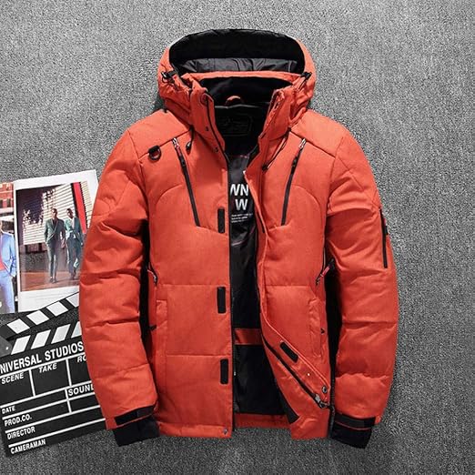 Men Brand Down Jacket Fashion Personality Zipper 2019 Winter Youth Clothing Thick Warm Hooded 