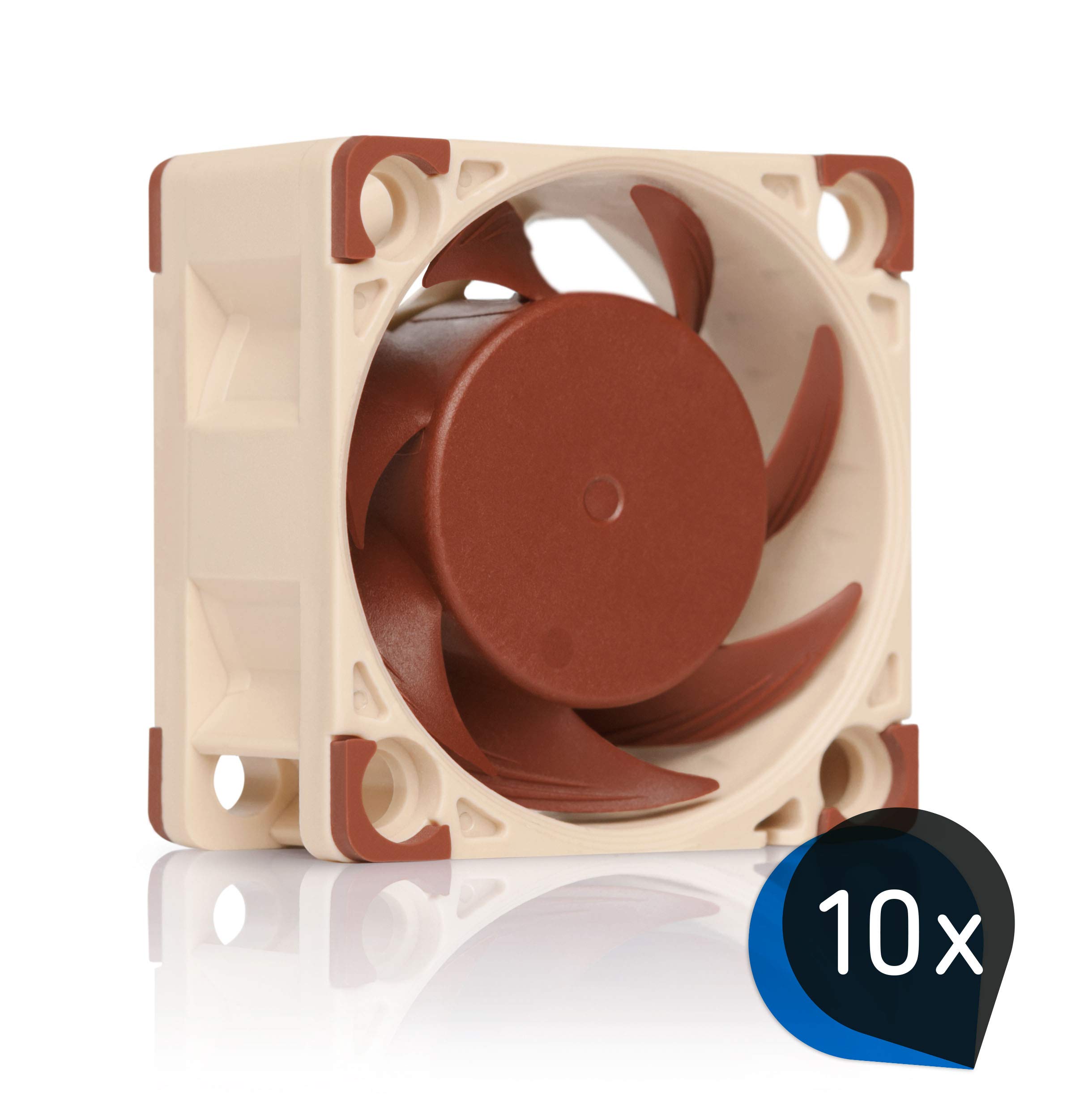 Noctua Bundle: 10x NF-A4x20 PWM, Leiser Premium-Lüfter, 4-Pin (40x20mm, Braun)