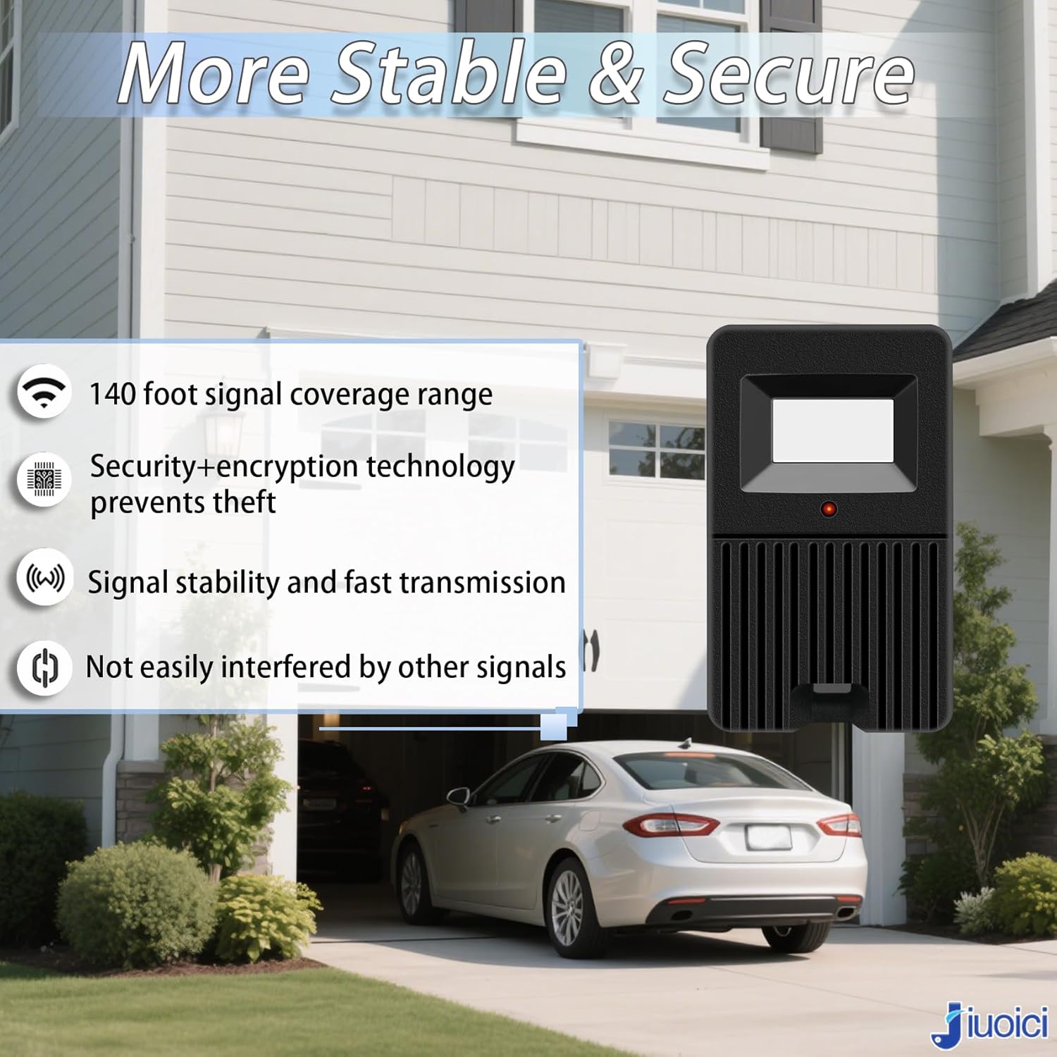 Upgraded for Linear DTC Delta 3 Remote, 8 Dip Switch Garage Door Opener Remote, Digital Control Delta 3 Garage Door Gate Opener, Replace DT DTA DTD DTC DTD DT2D DT4A DNT00002A, 310MHZ, 4 Pack