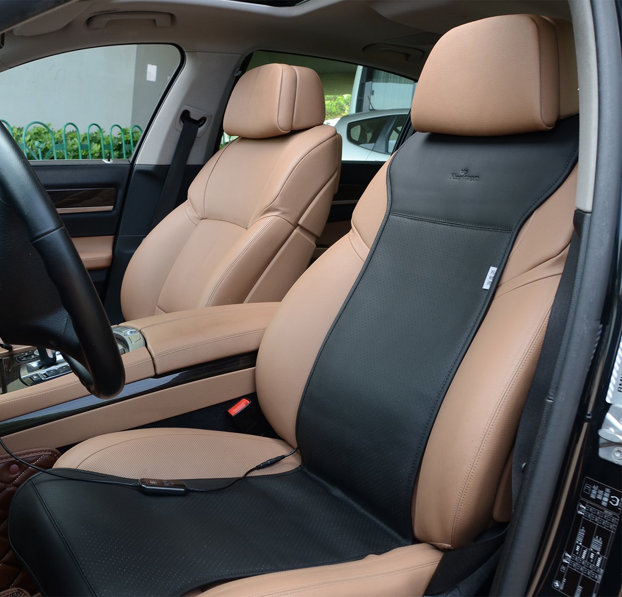 FZ 12V Cooling Seat Cushion with 3-Way Controller.(Black)