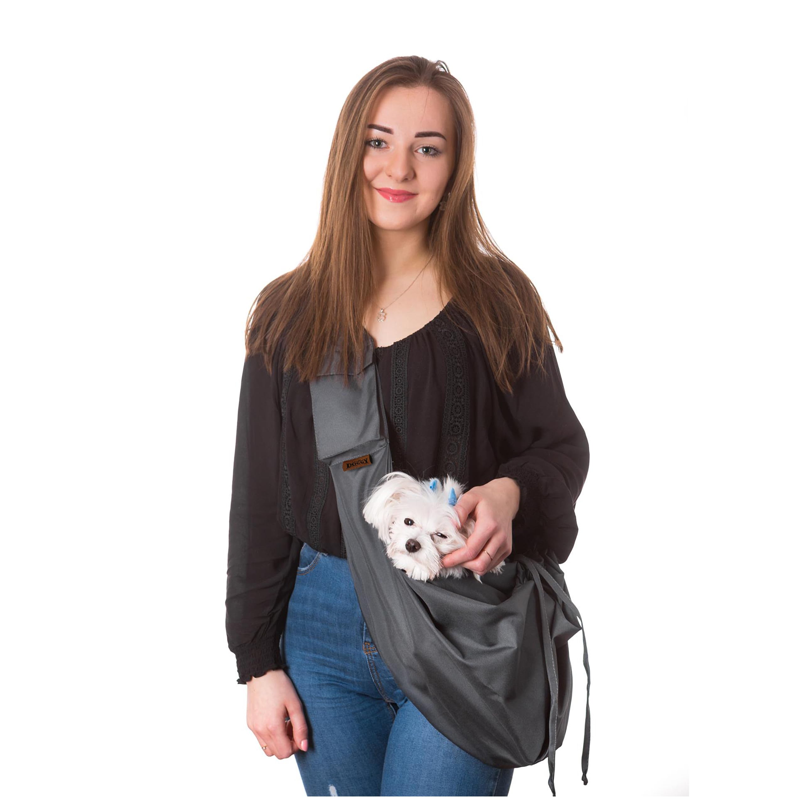 Bolso bandolera para perros y gatos, bolsa de transporte para gatos, perros y mascotas, ligero y transpirable, fácil de transportar, capacidad de carga de 5 kg, color rojo