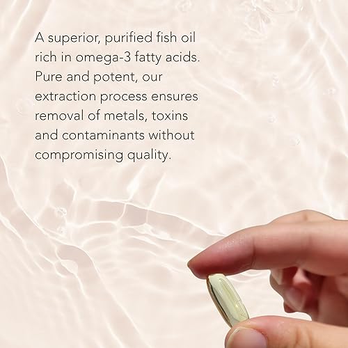 Miniatura 2 de Pure Essentials Aceite de pescado ultra omega-3 para apoyo al corazón, cerebro y piel, de origen sostenible y capturado en la naturaleza, EPA y DHA,