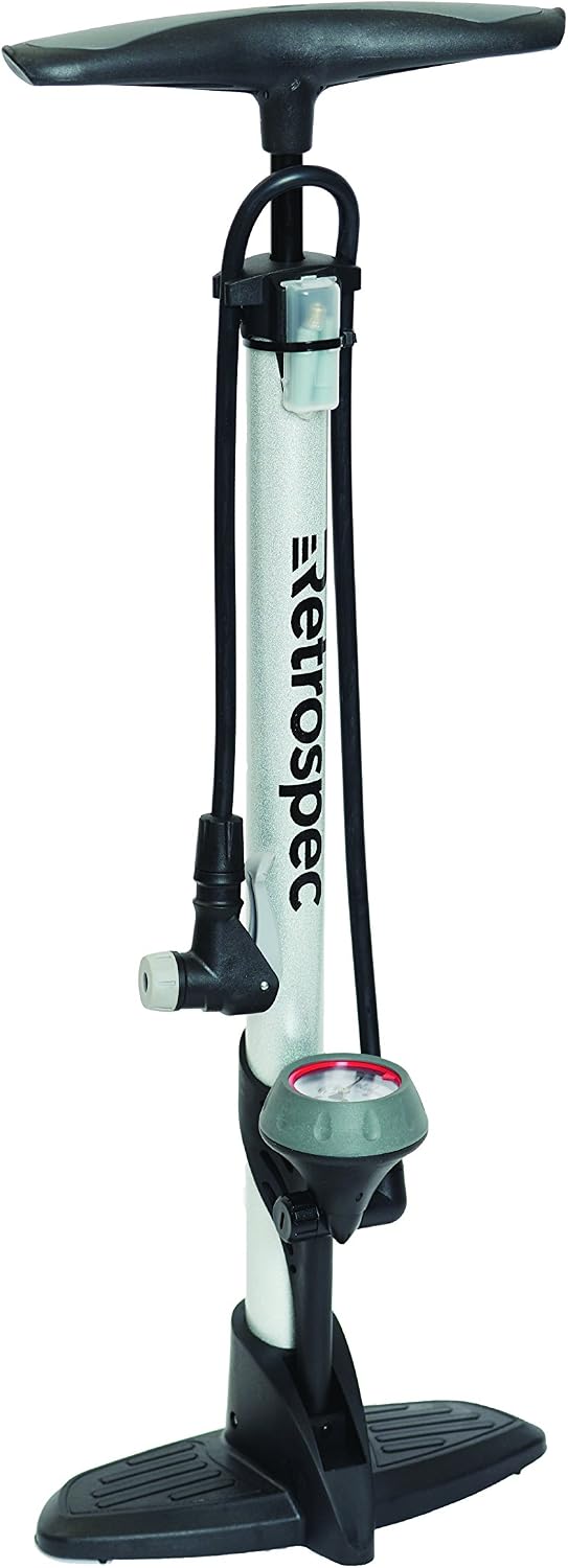 Retrospec 5-in-1 Bike and Ball Floor Pump