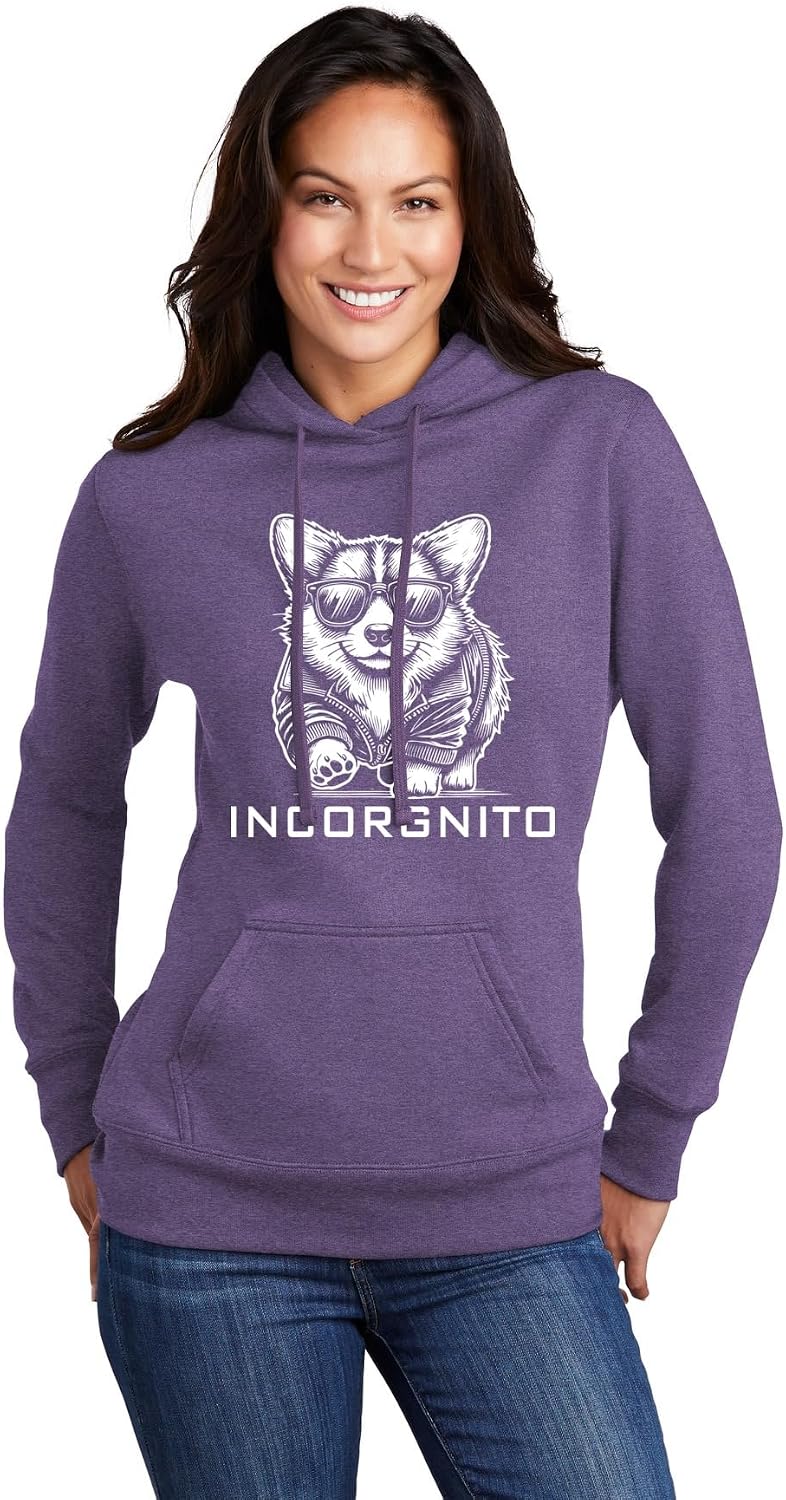 Go All Out Incorgnito Funny Corgi Dog Lover Incognito Mens Women Youth Sweatshirt Hoodie