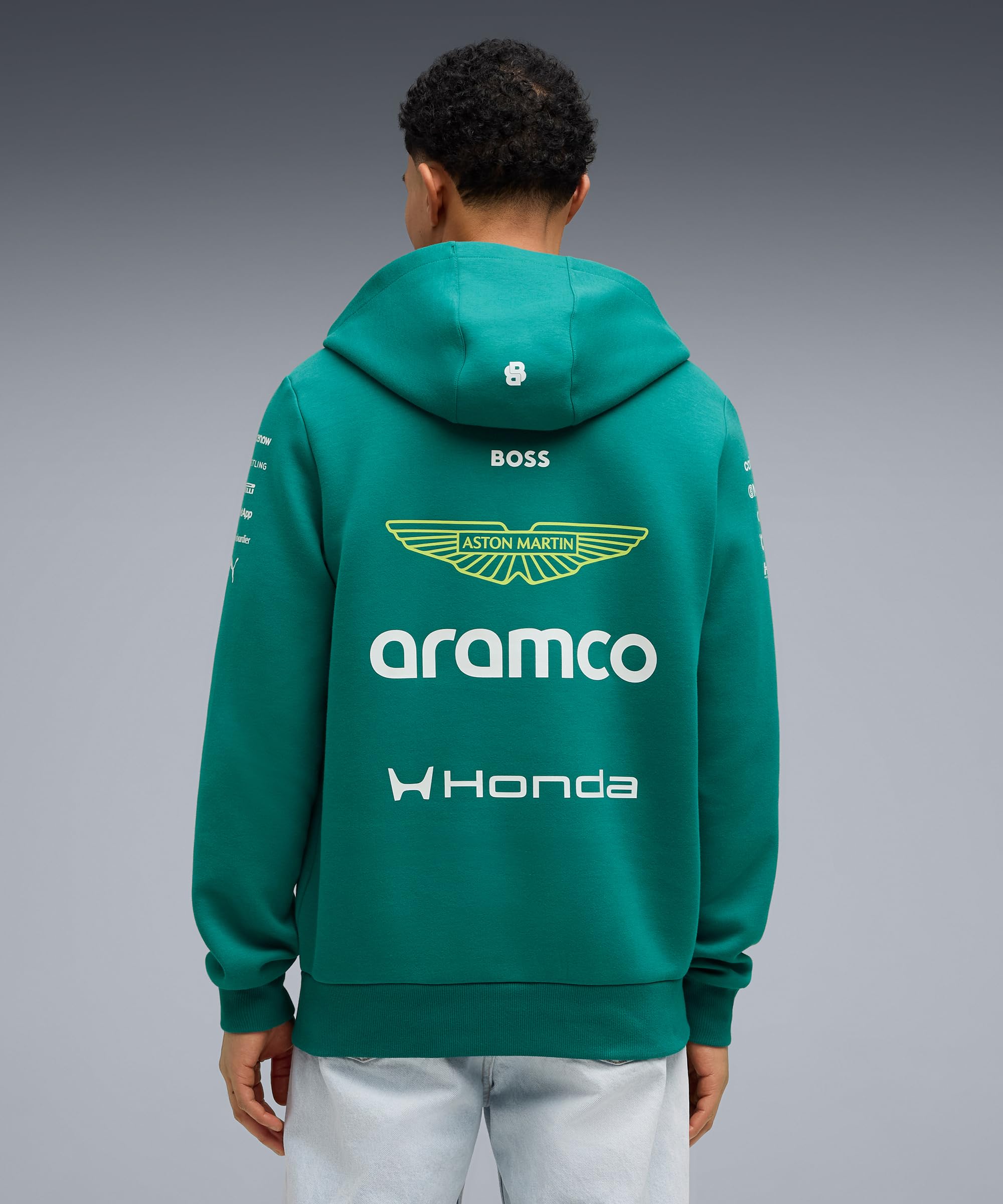 PUMA Aston Martin F1 2026 Sudadera con Capucha del Equipo para Hombre – Verde