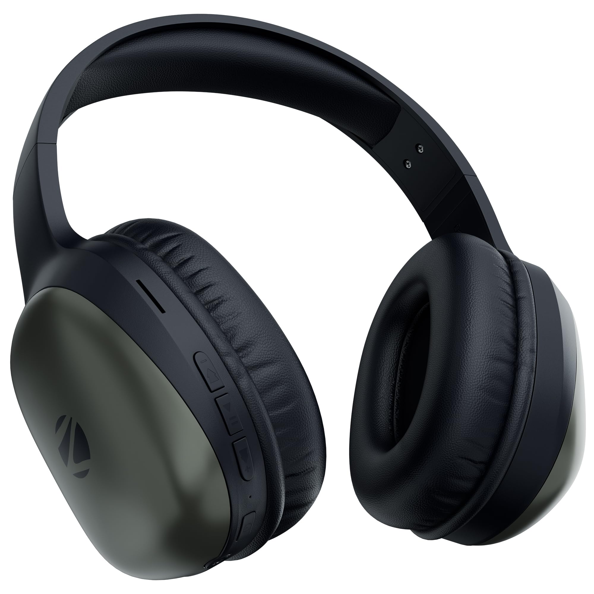 ZEBRONICS Thunder Pro Wireless Over Ear Headphone with Dual Pairing, Gaming Mode, Enc, Bluetooth, Call Function, Aux, Micro Sd, Voice Assistant, Deep Bass, Up to 60H Backup (Olive Green)-image-30