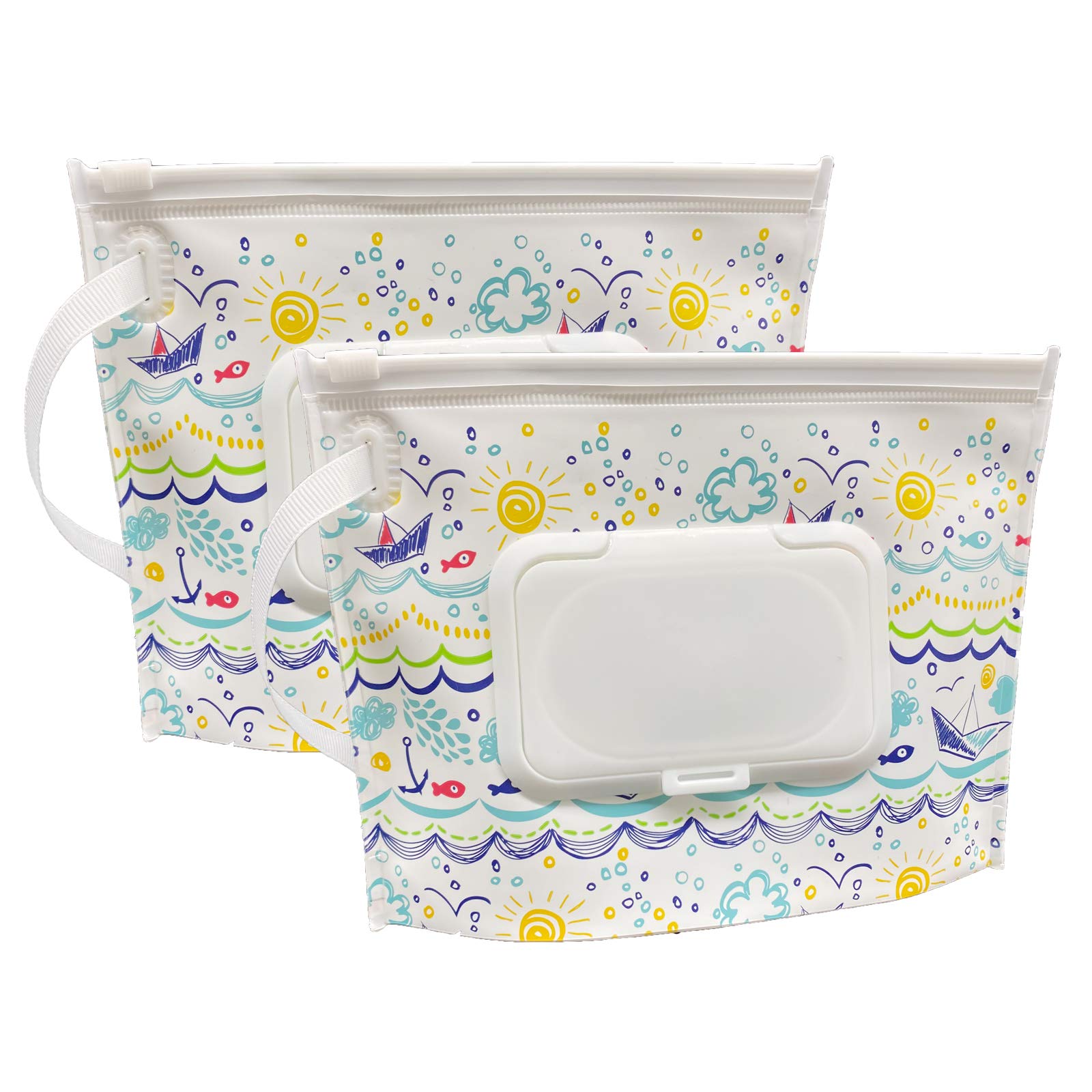 Lot De 8 Pochettes Lingettes Humides Portables Réutilisables – Pratiques Pour Couches Et Voyage